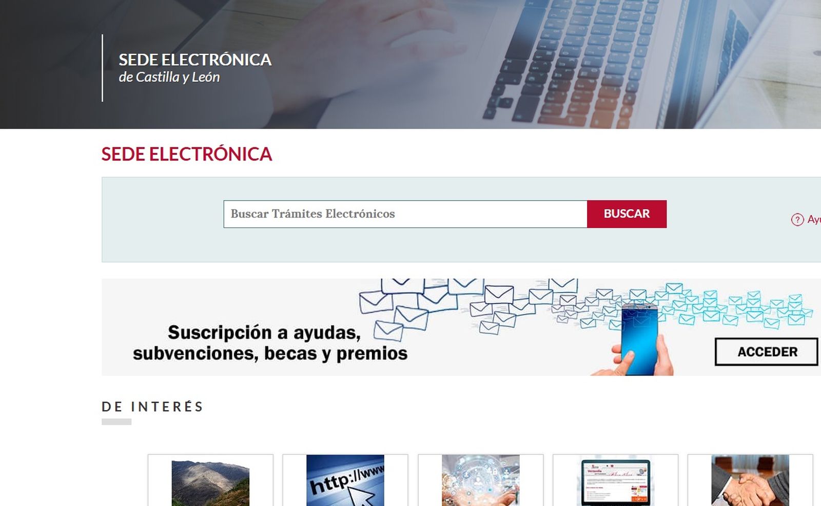 Sede electrónica de Castilla y León