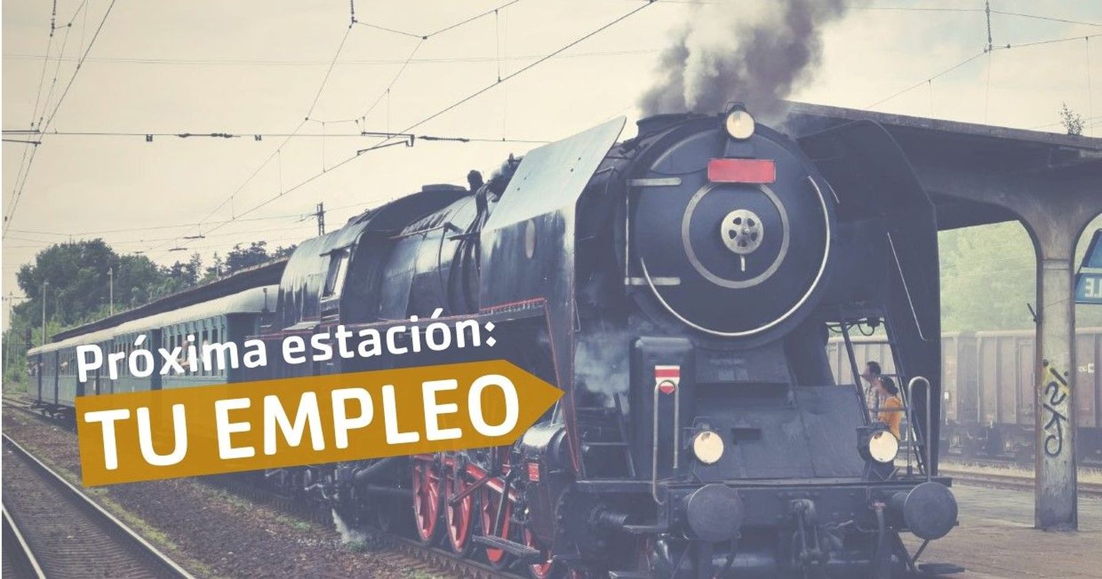 Cartel YMCA 'Estación Empleo'