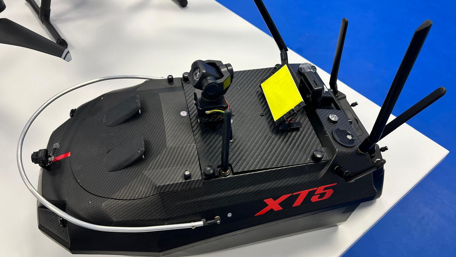 Equipo de drones y presentació de las innovaciones tecnológicas en el abastecimiento de agua de Salamanca