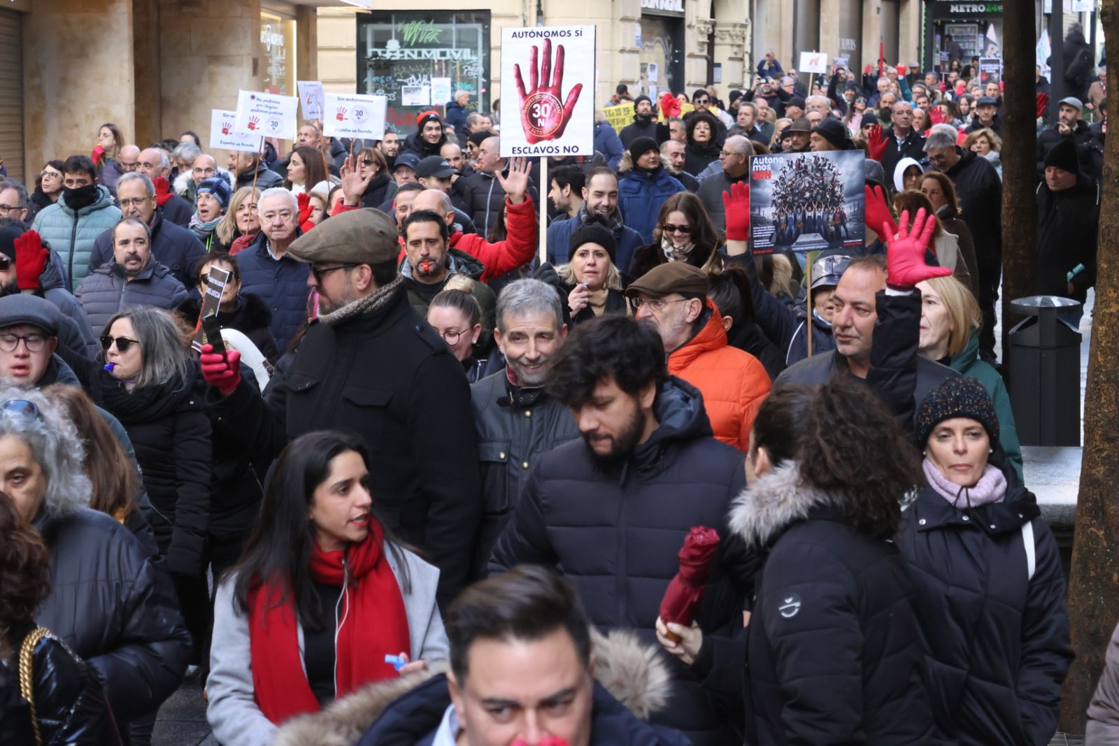 Manifestación de Autónomos por el 30N