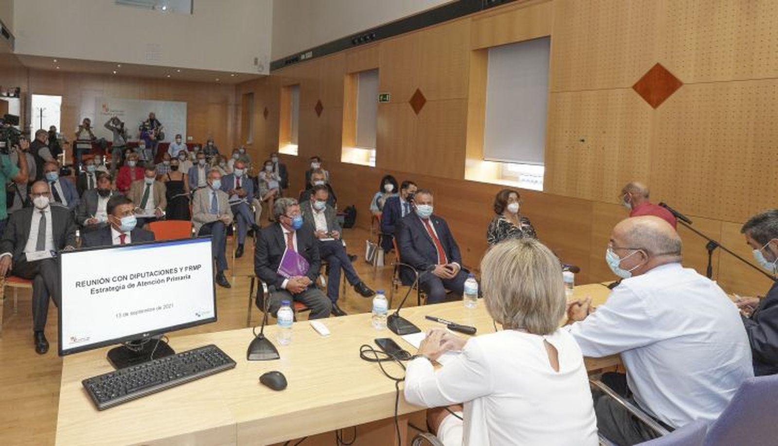 Casado e Igea, con los presidentes de las diputaciones y gerentes de Atención Primaria