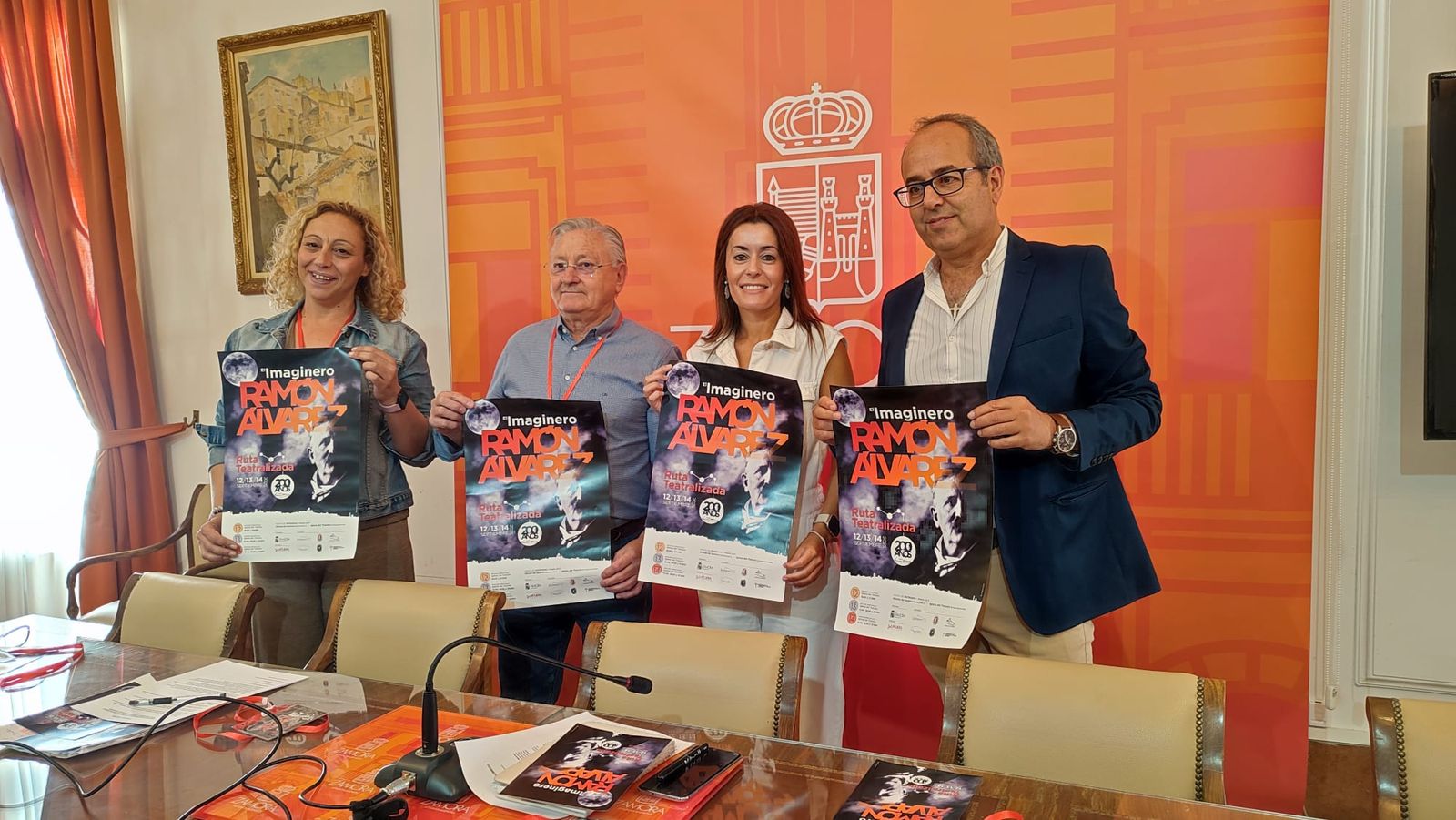Presentación de la ruta teatralizada en homenaje a Ramón Álvarez
