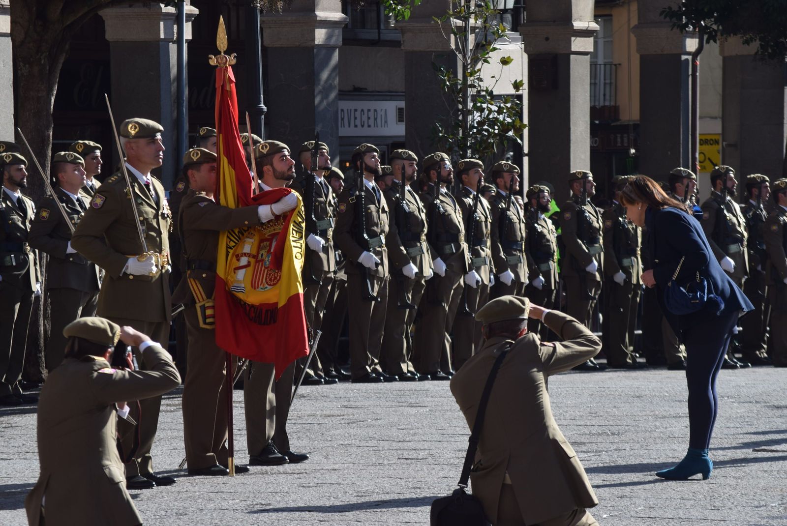 Jura Civil de bandera en Zamora. FOTO DAVID BARRUECO. Archivo