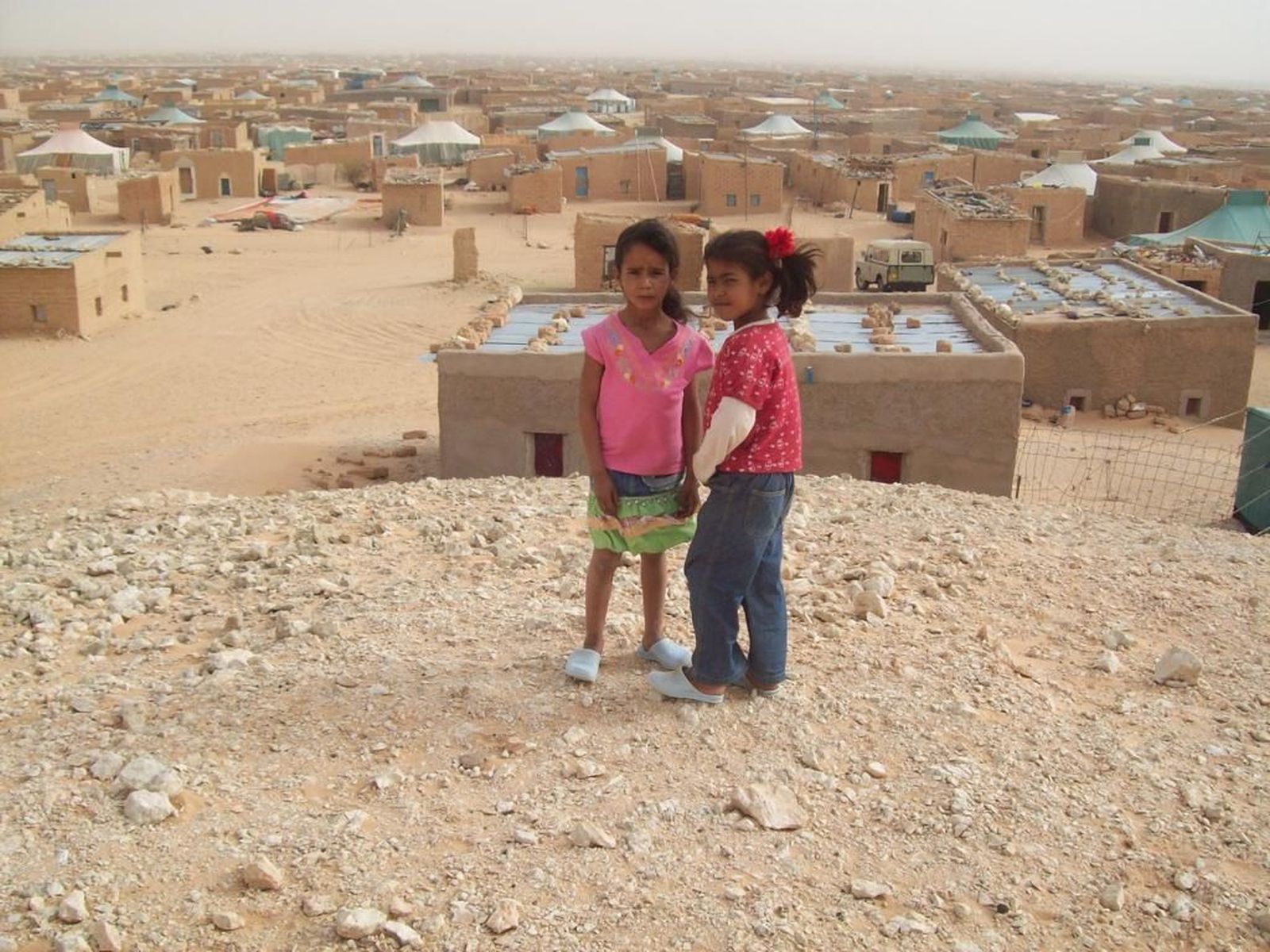 Niños en los campamentos saharauis