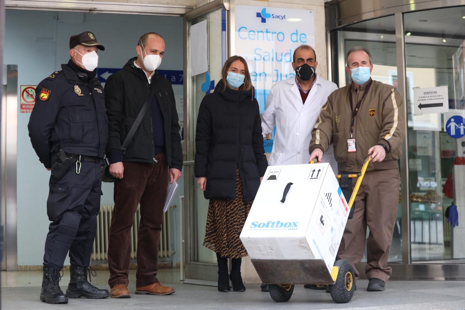 Llegada de la vacuna de Pfizer a Salamanca Image 2020 12 29 at 13.33.05