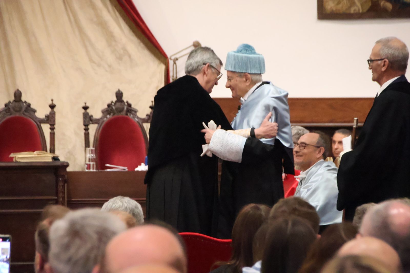 Llegada de S.M el Rey Felipe VI al paraninfo de la Universidad de Salamanca e Investidura de Sergio Mattarella como doctor ‘honoris causa’ de la USAL