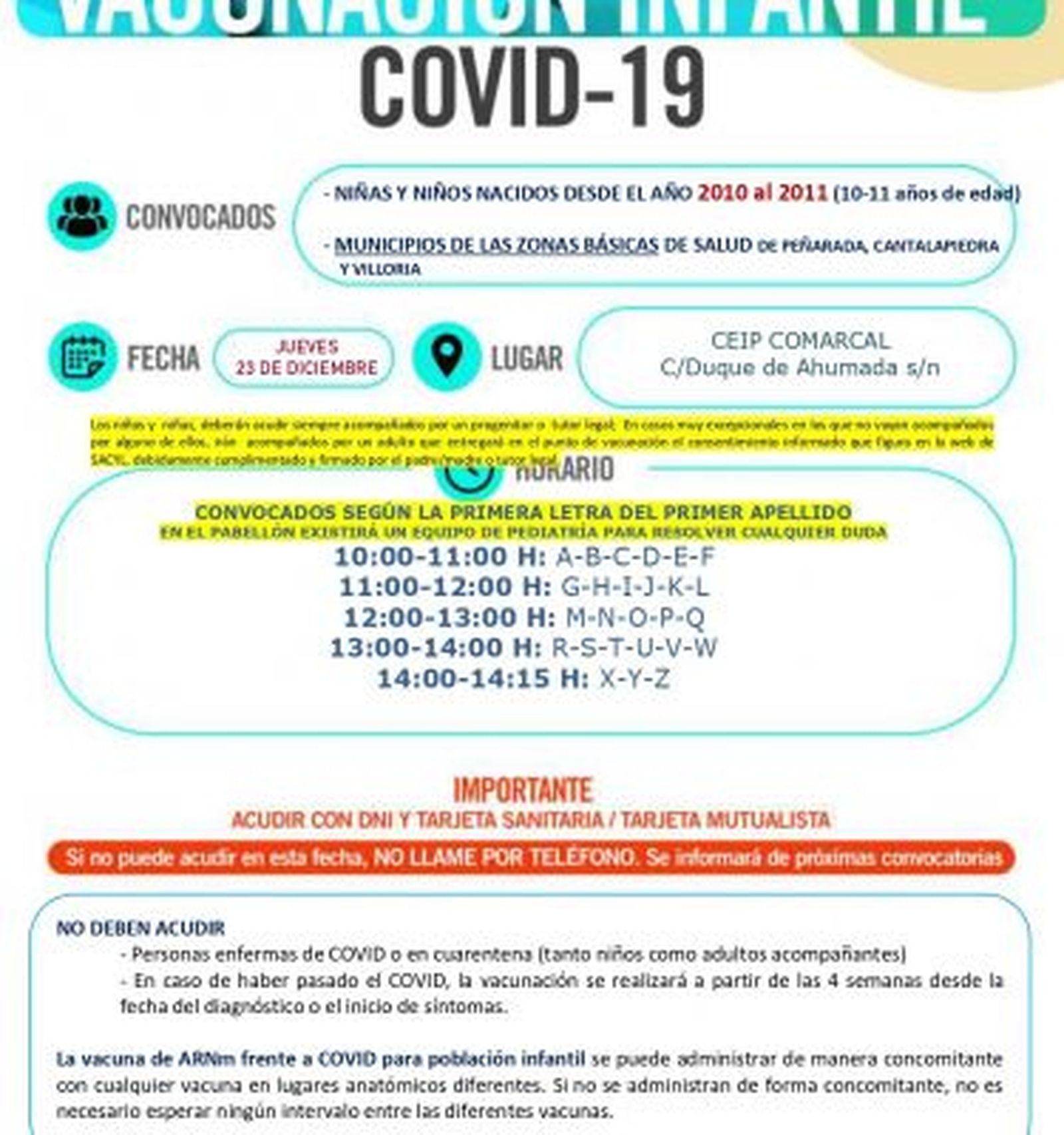 PEÑARANDA CANTALAPIEDRA VILLORIA 23 DICIEMBRE 2010 2011 1ª Pfizer 