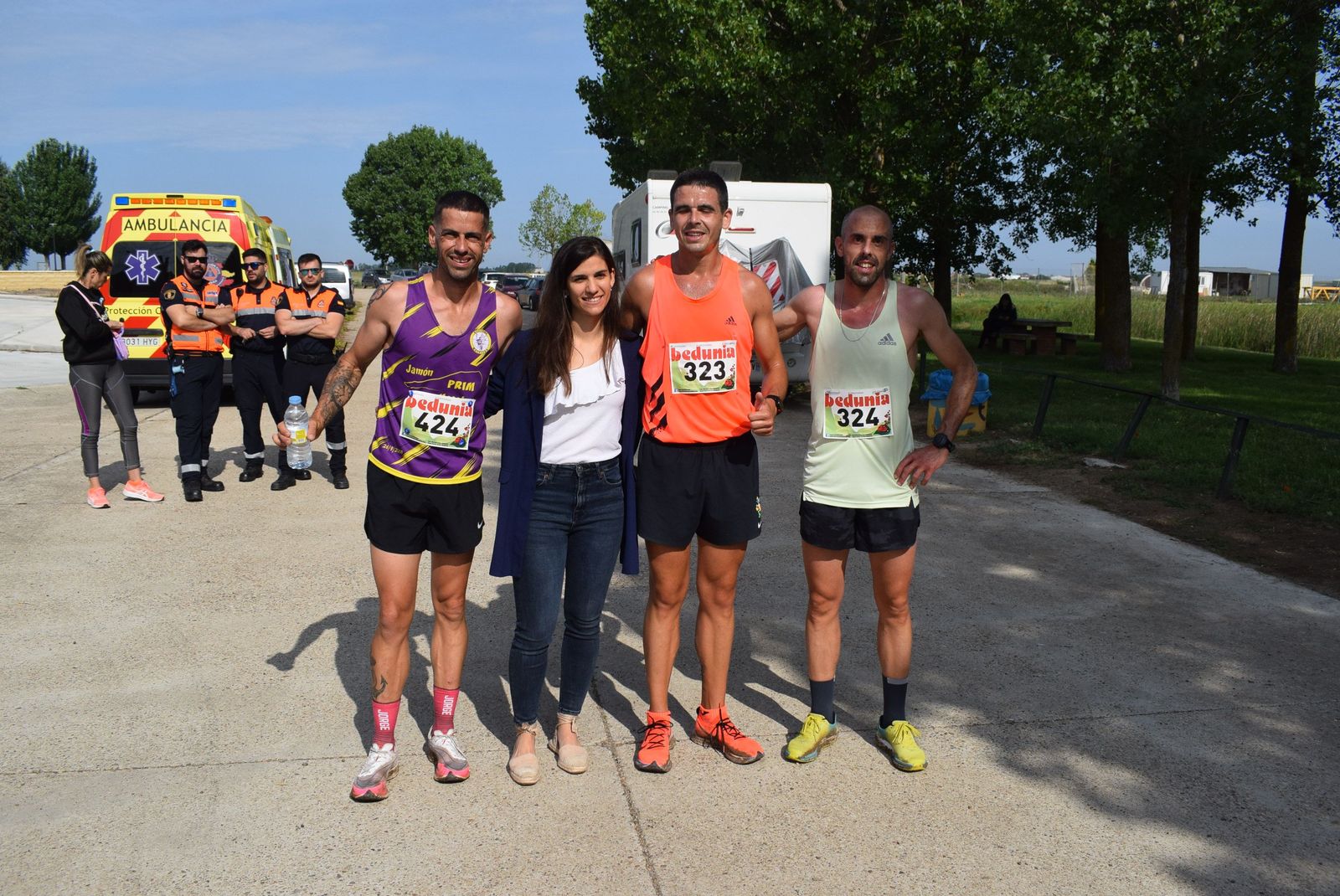 Clasificados categoría masculina del II Cross Benéfico