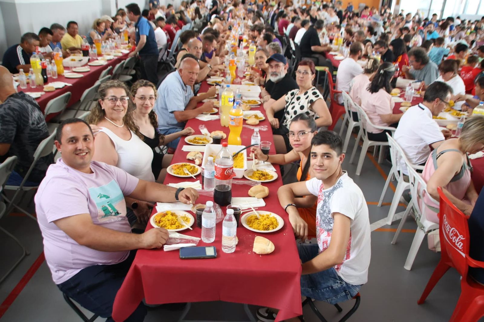 Degustación de paella en Villares de la Reina por las fiestas del Corpus Christi 2025