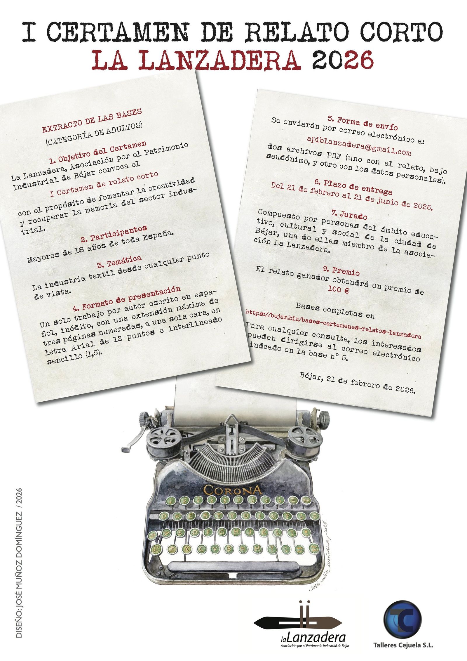 I Certamen de relato corto La Lanzadera 2026