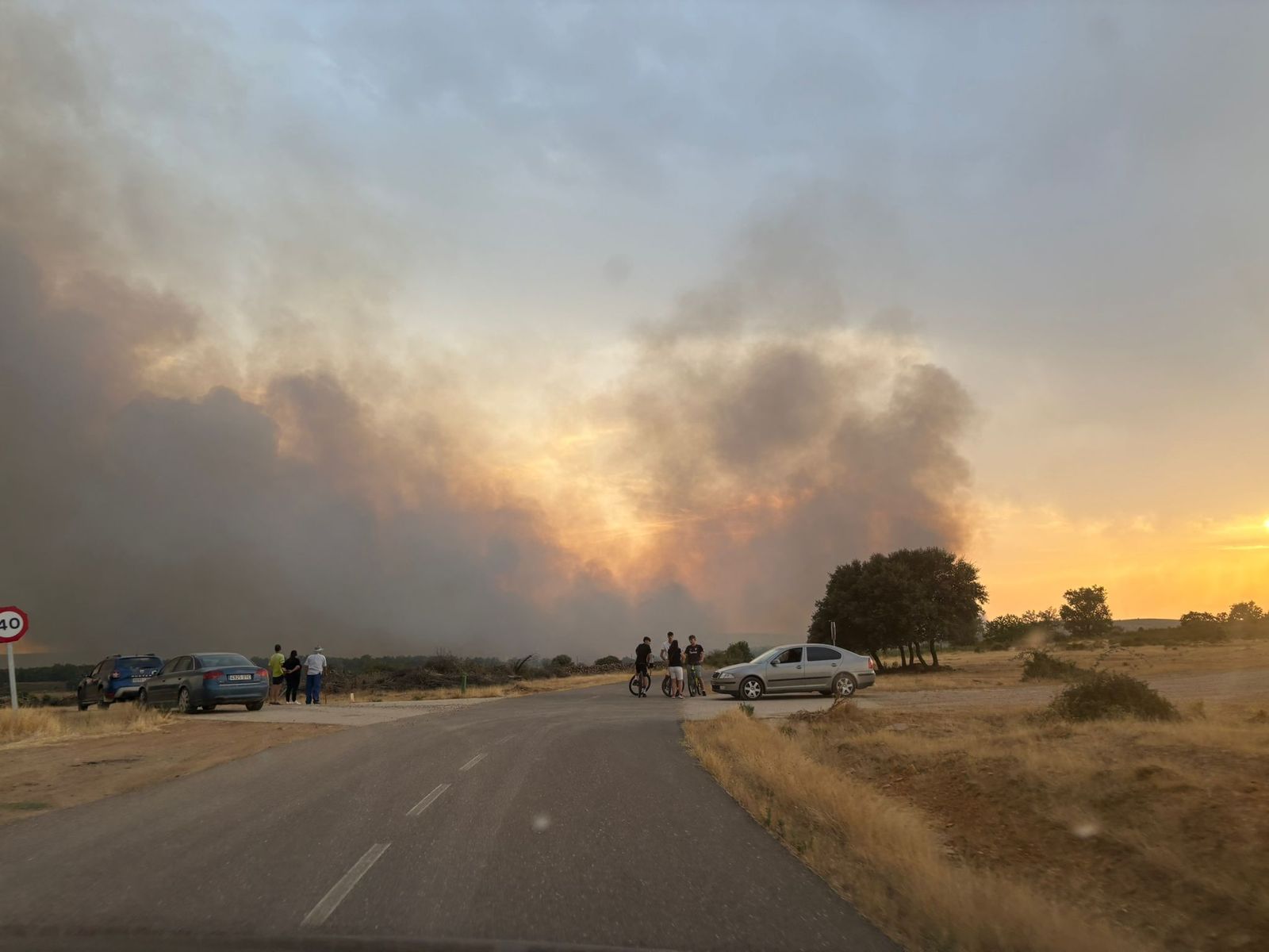 GALERÍA | Incendio grave en Puercas: este es su aspecto