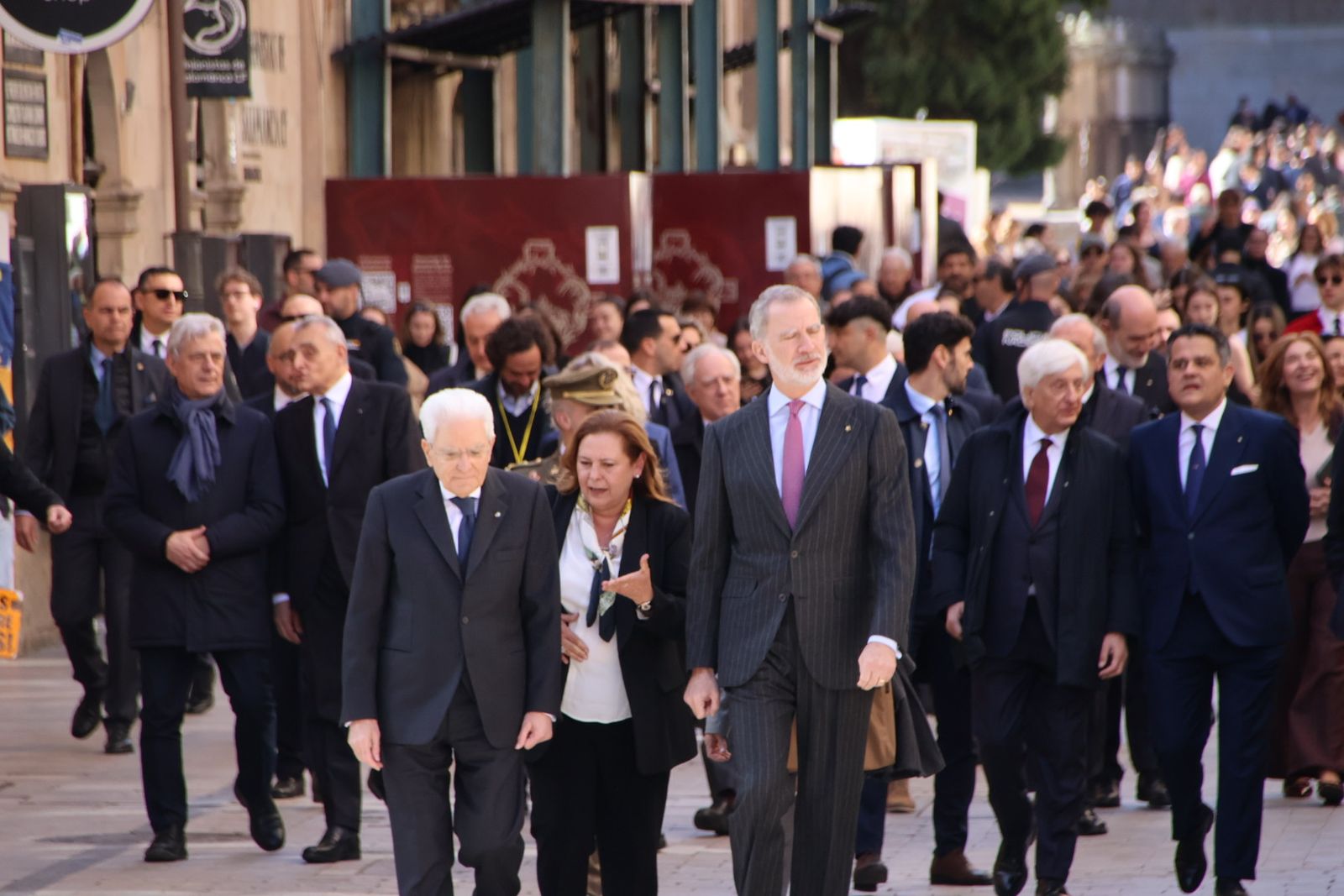 Investidura de Sergio Mattarella como doctor 'honoris causa' de la USAL con la presencia del Rey Felipe VI