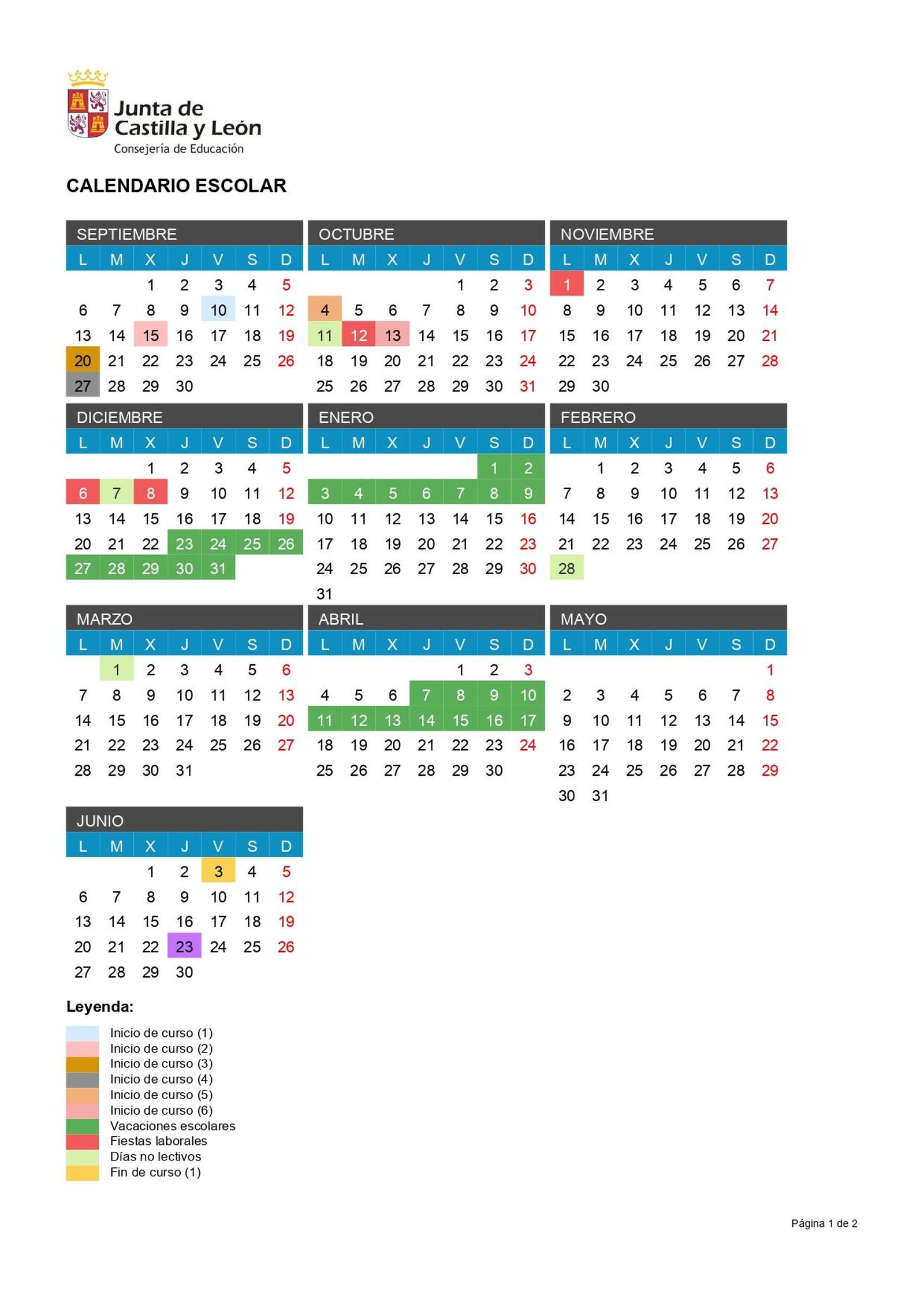 Calendario escolar 2021 2022 Calendario escolar 2021 2022