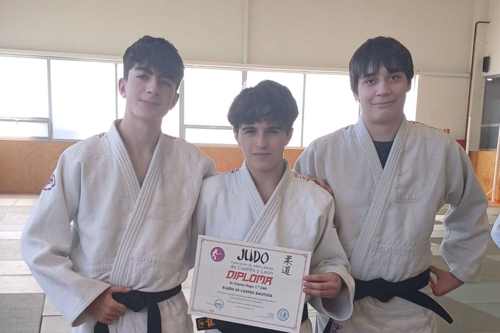 Raúl Fernández (Uke), Rubén De Castro y Diego Bruña