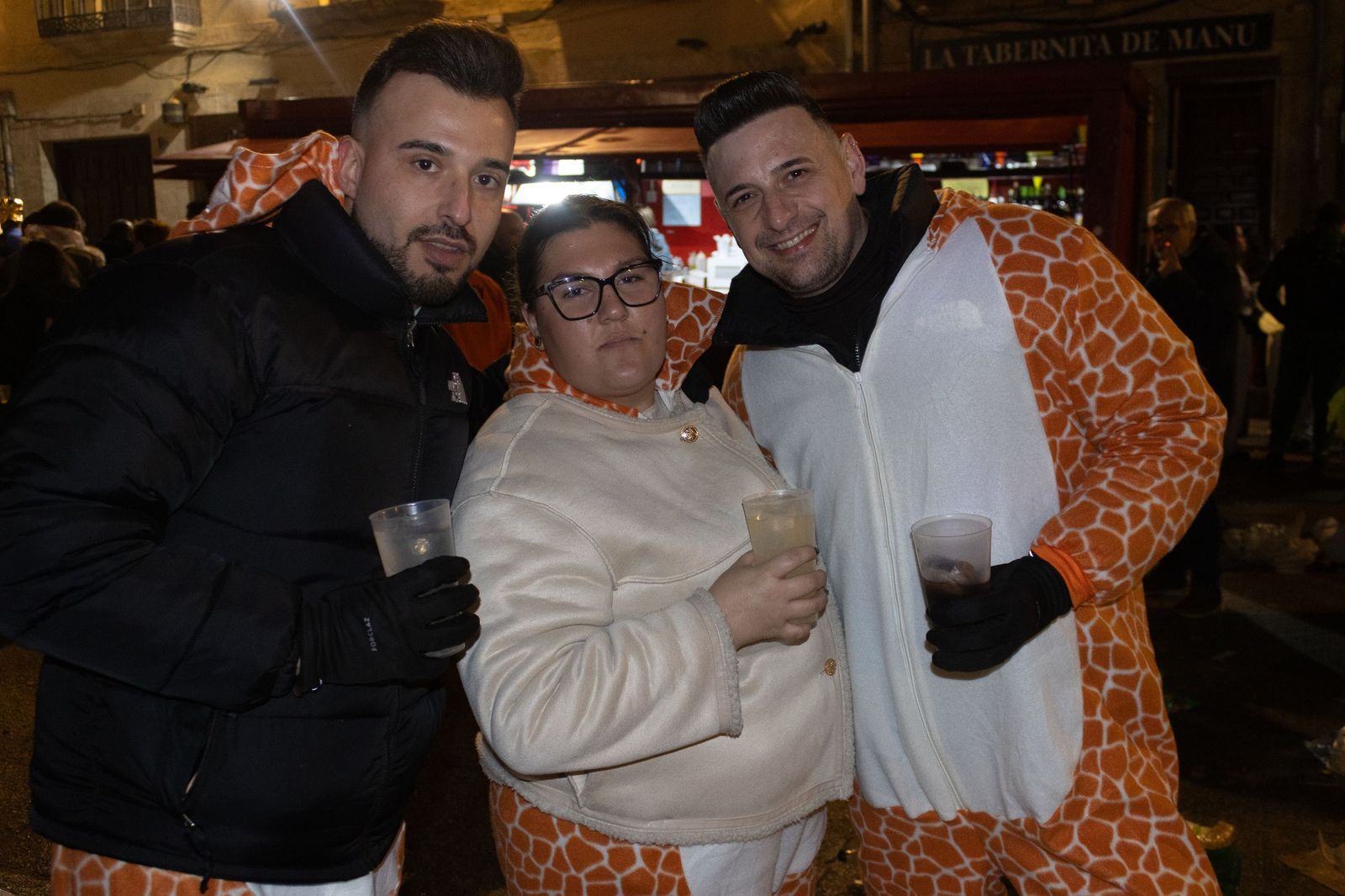 Salamanca de noche, sábado del Carnaval del Toro de Ciudad Rodrigo