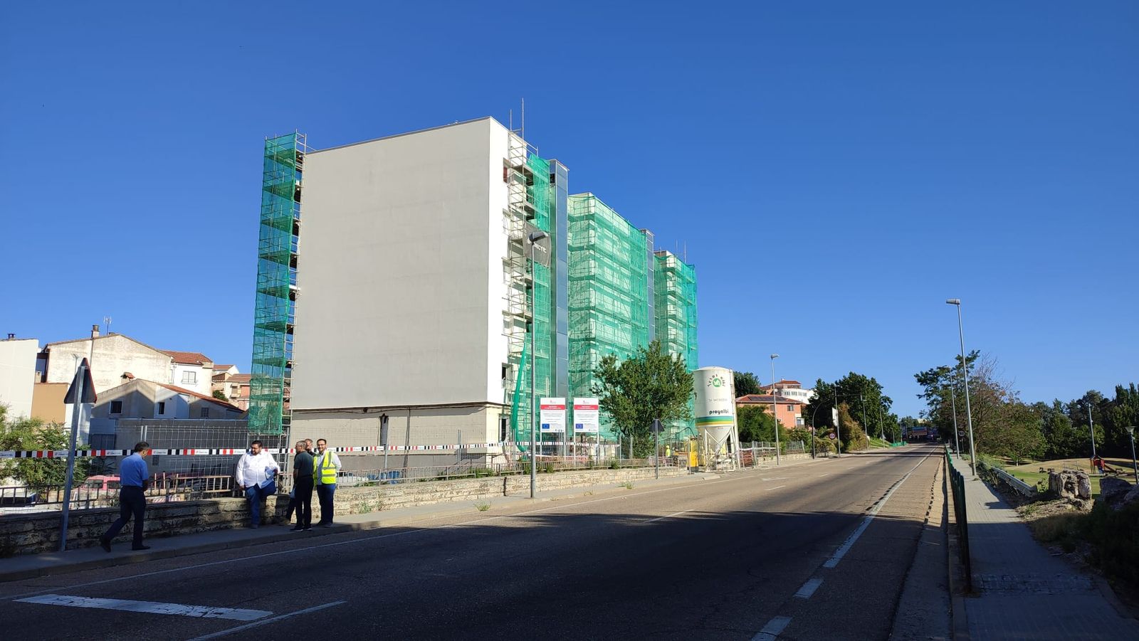 Unas viviendas rehabilitadas en Zamora en 2023. Archivo. Unas viviendas rehabilitadas en Zamora en 2023. Archivo.