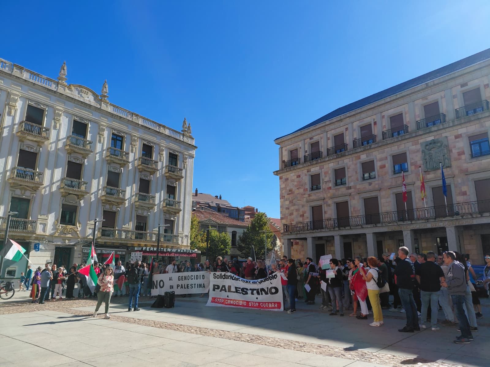Nueva concentración en apoyo a Palestina en Zamora
