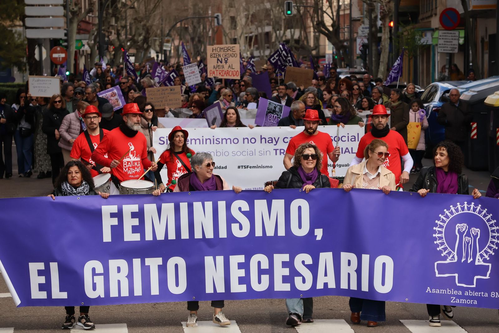 GALERÍA | La manifestación del 8M por las calles de Zamora, en imágenes