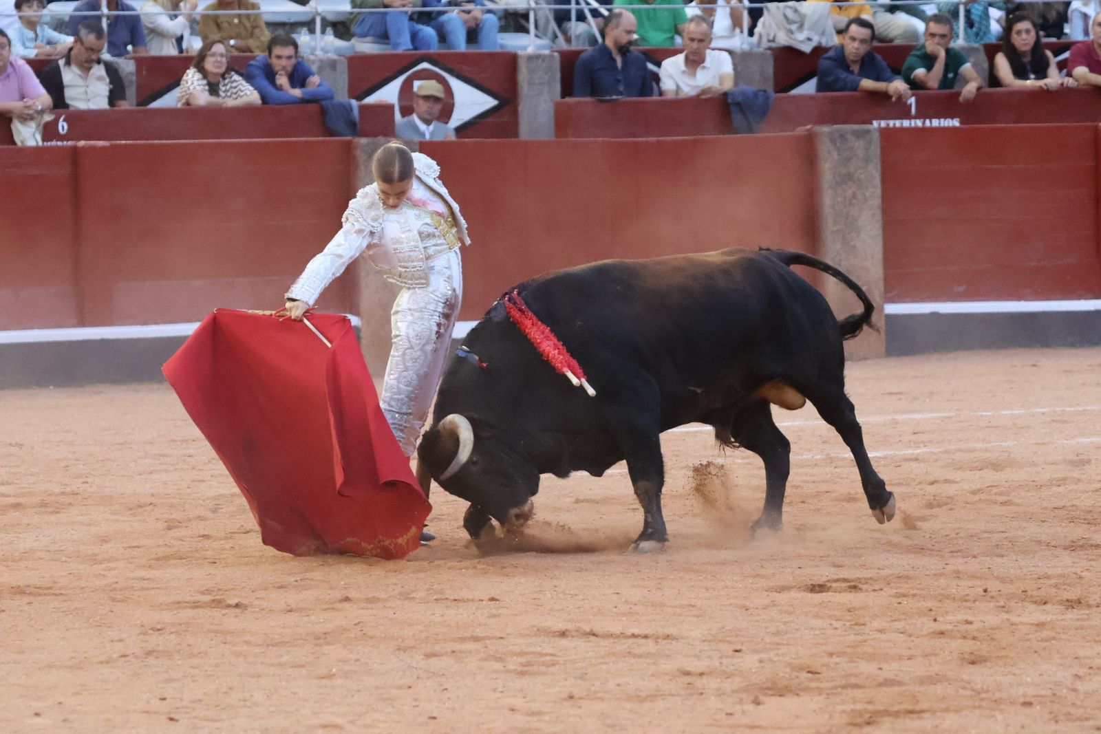 La Glorieta revive el aroma de la feria taurina con el primer festejo: Lea Vicens, Raquel Martín y Olga Casado