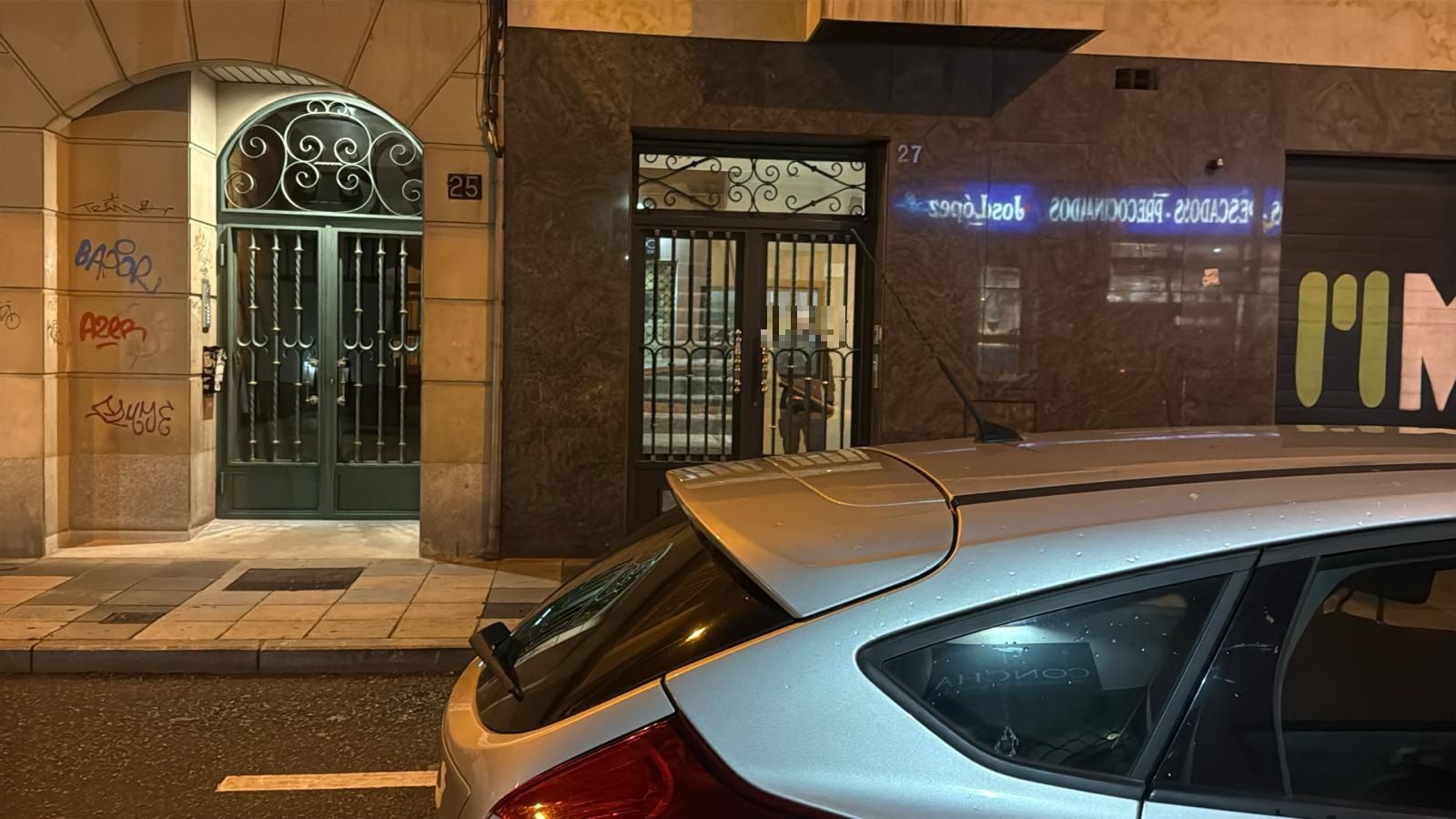 Policía Nacional en calle Rodríguez Fabrés