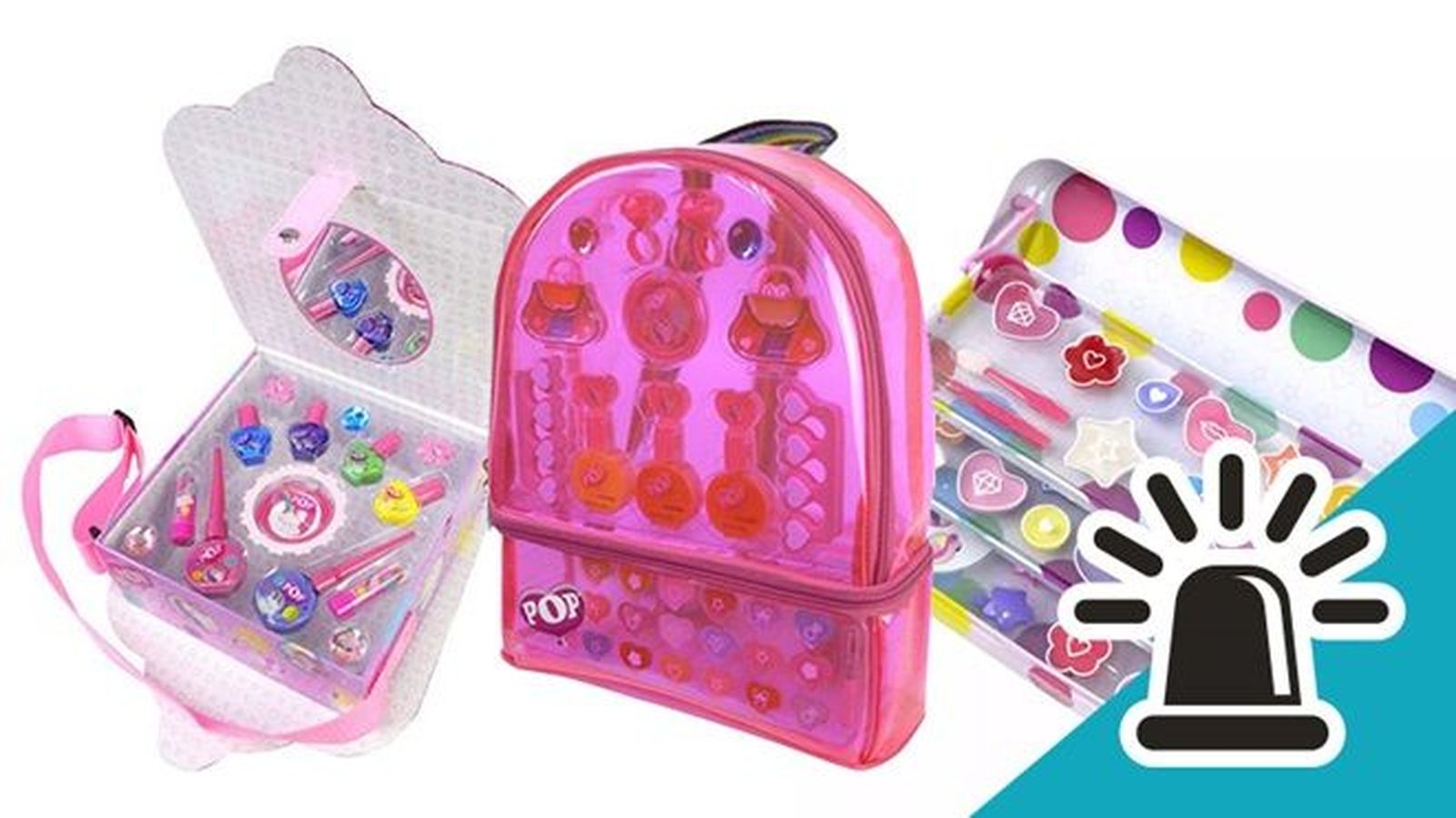 Productos cosméticos de la marca MARKWINS BEAUTY destinados al uso infantil retirados del mercado. Foto @consumidores