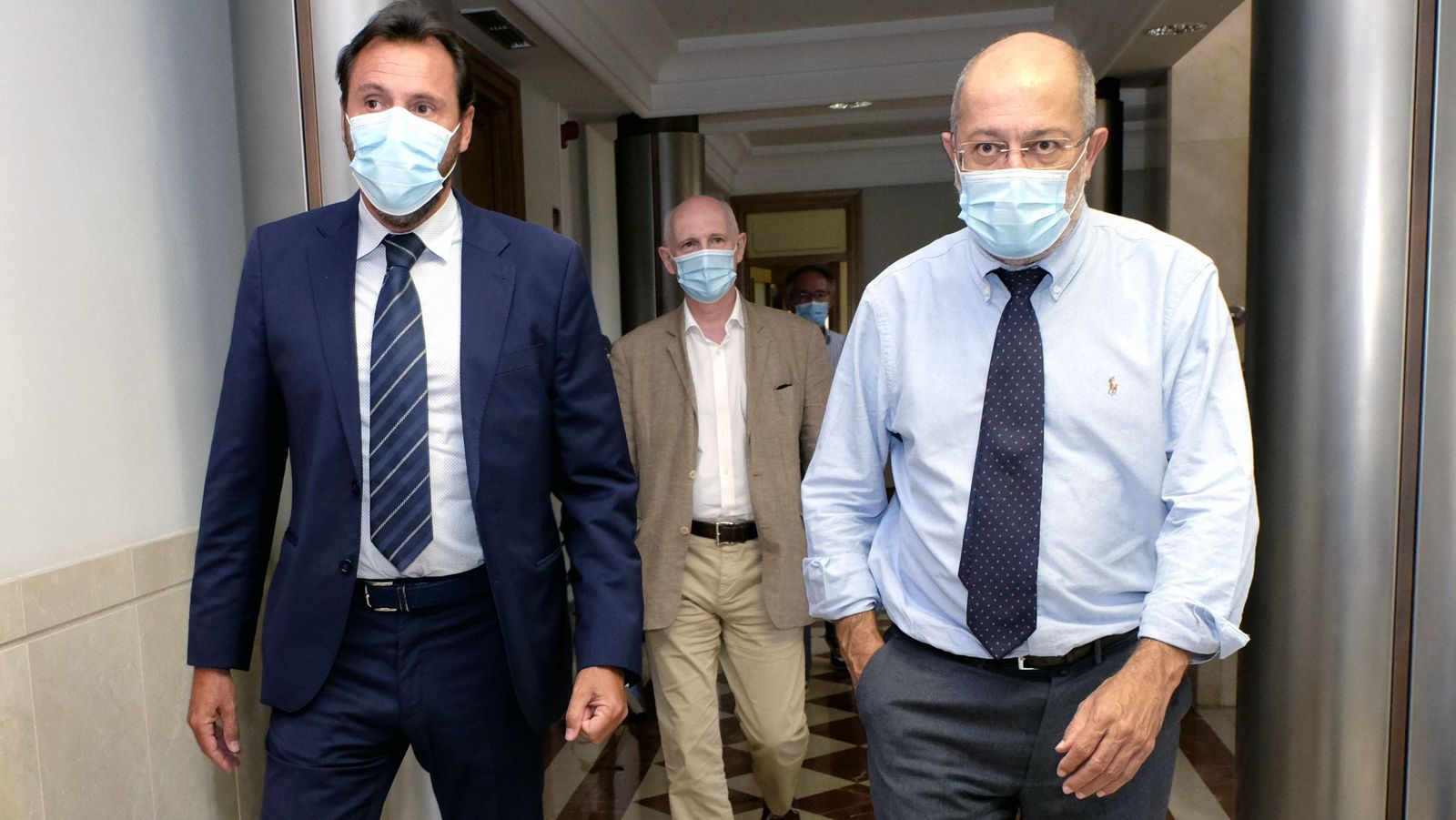 Óscar Puente (izq.) y Francisco Igea (dcha.). | ICAL