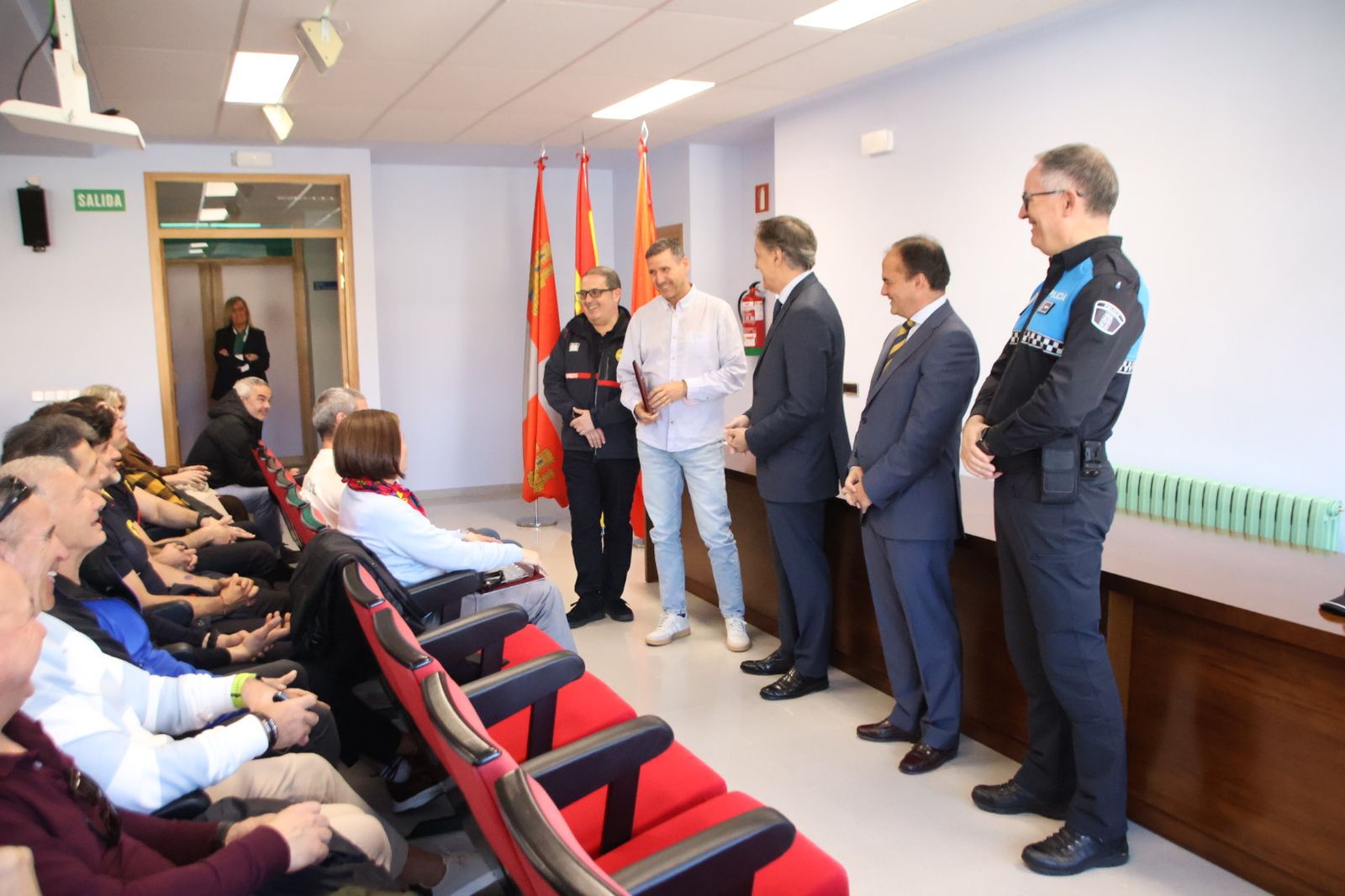 Homenaje a personal jubilado del Servicio de Prevención, Extinción de Incendios y Salvamento