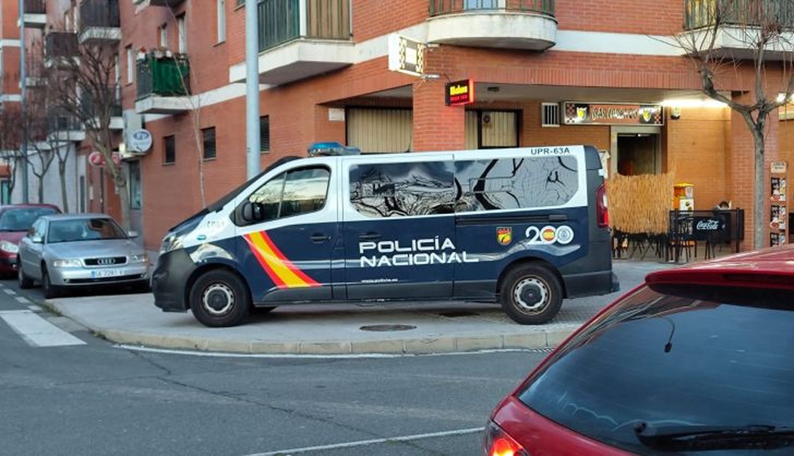 Vehículo de la Policía Nacional en Chamberí