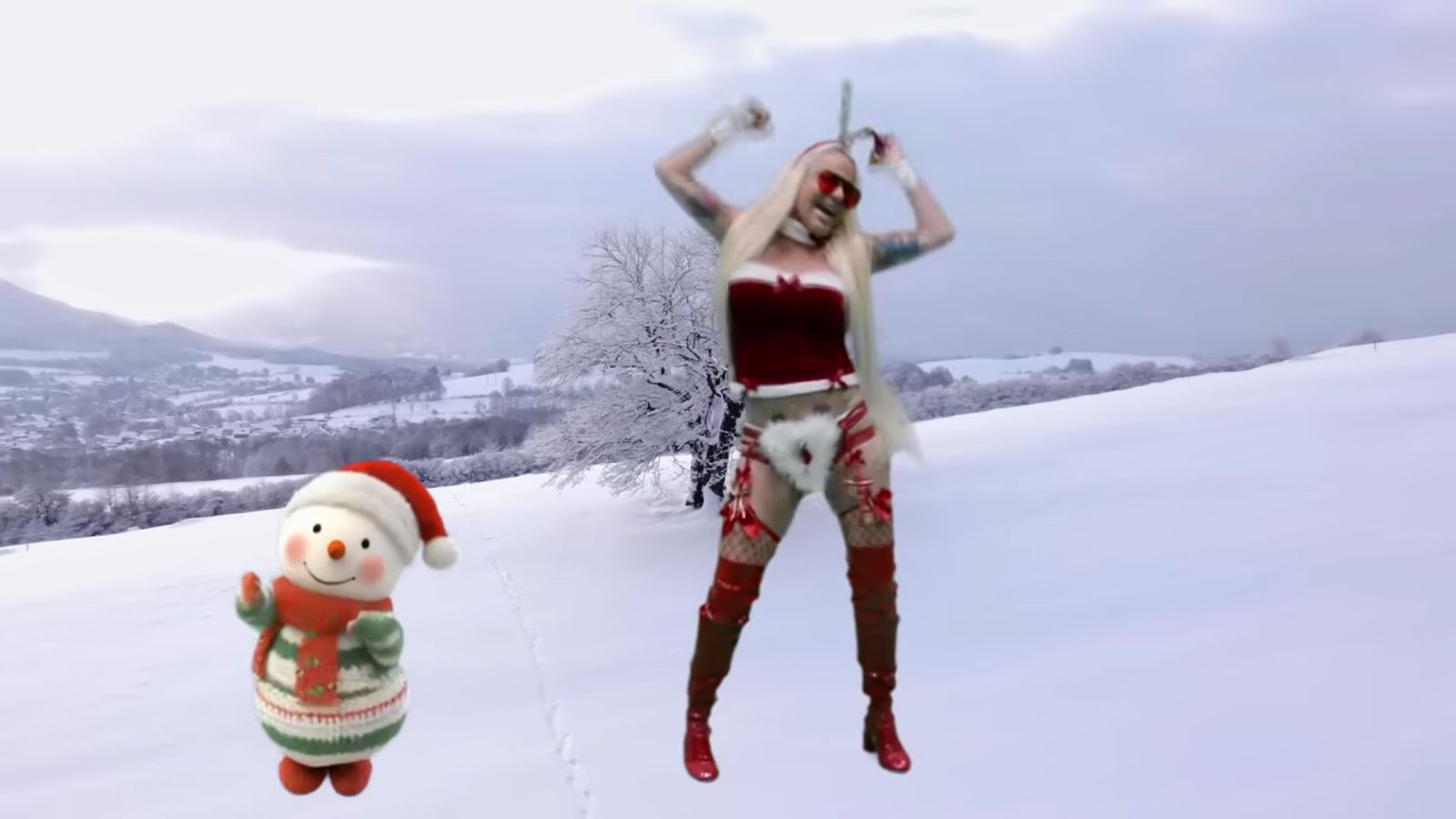 Un momento del villancico de Leticia Sabater