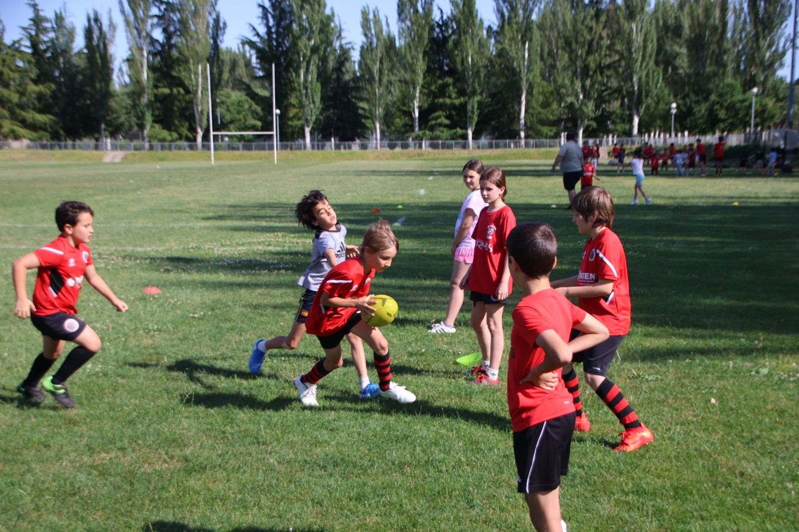 Entrenamiento de puertas abiertas del Salamanca Rugby Club