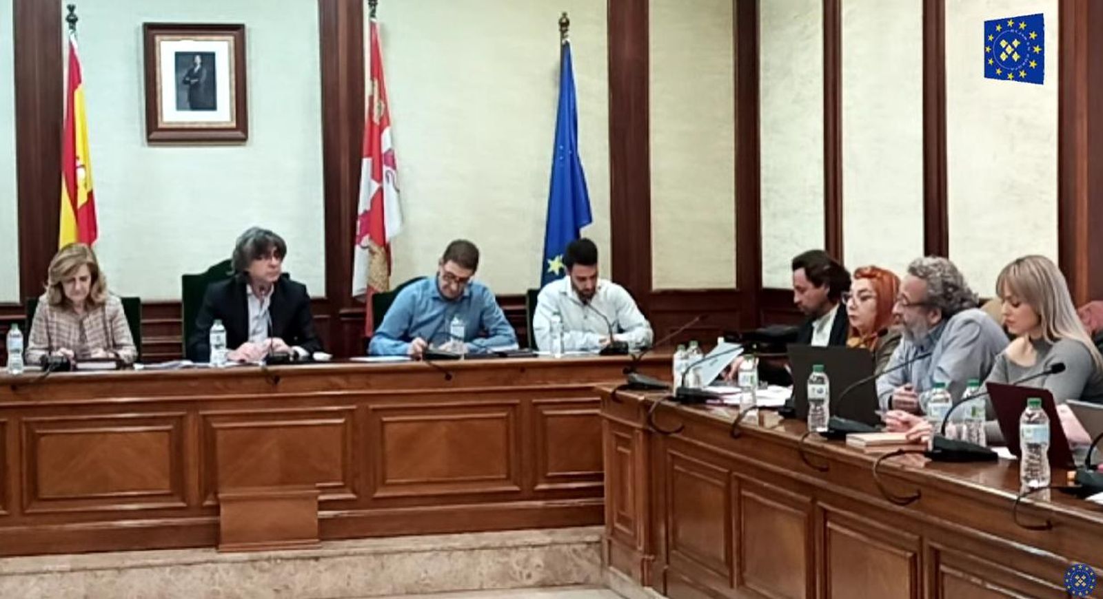 Pleno ordinario de Béjar, lunes, 29 de enero. Foto YouTube 'Béjar en Europa'