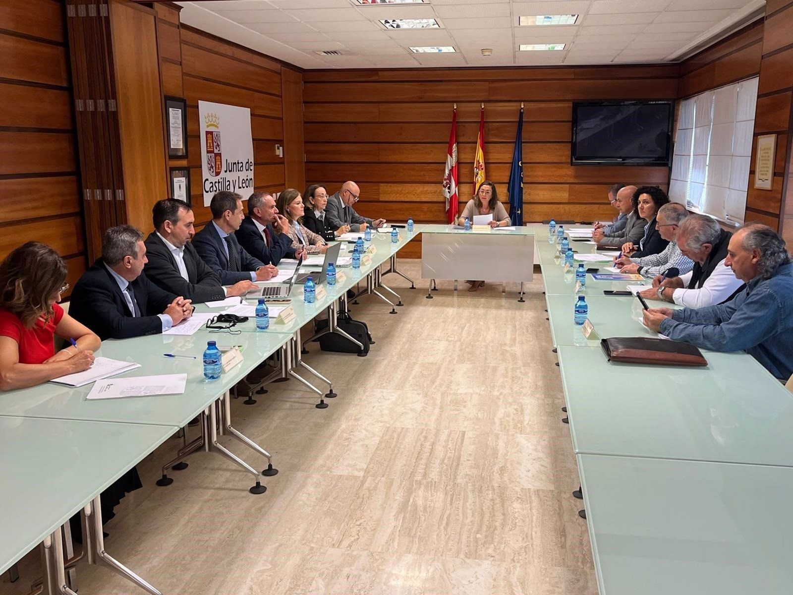 González Corral en la reunión del Consejo Regional Agrario celebrado este martes en Valladolid   JCYL