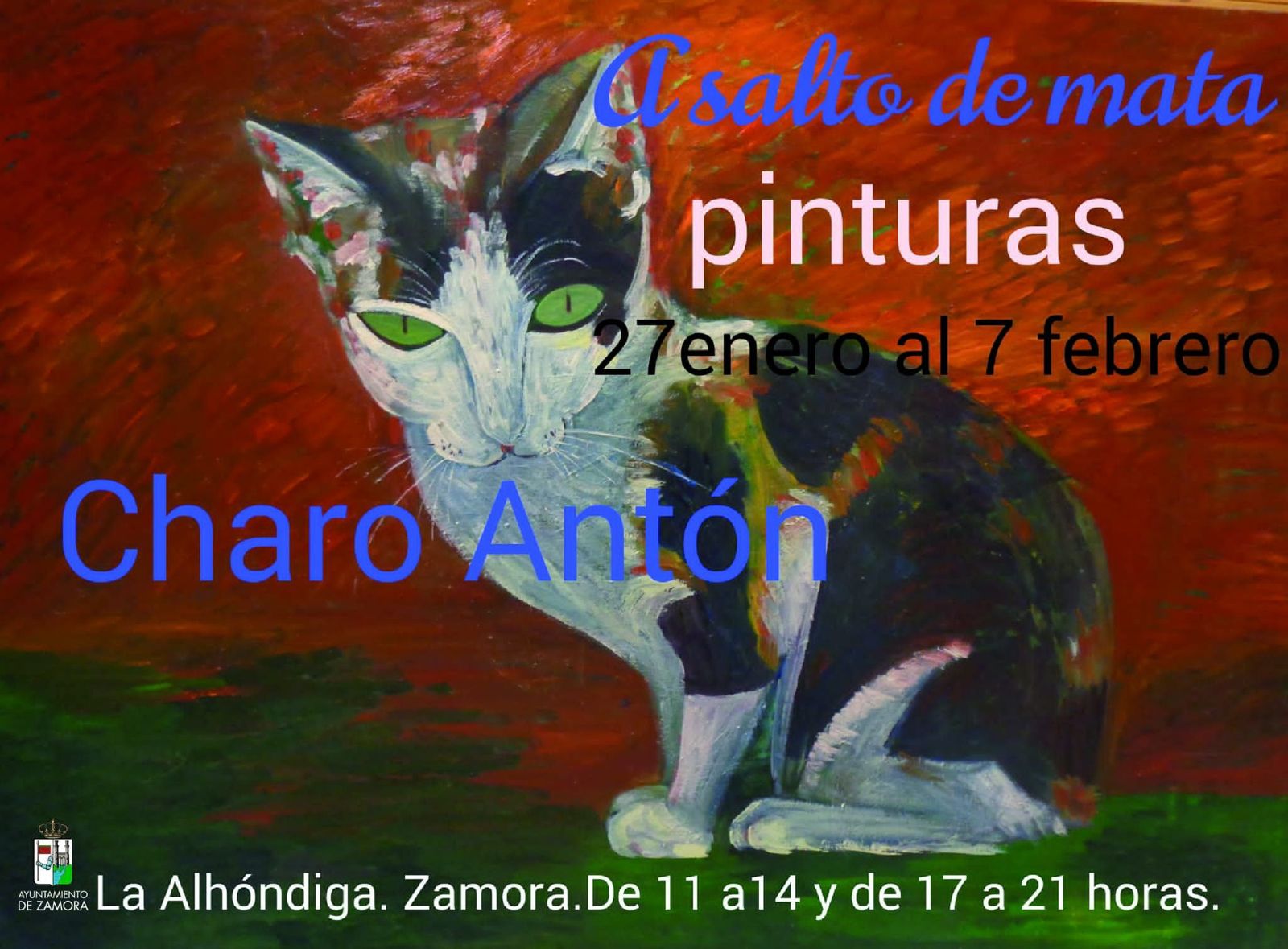 Cartel Expo. Charo Antón