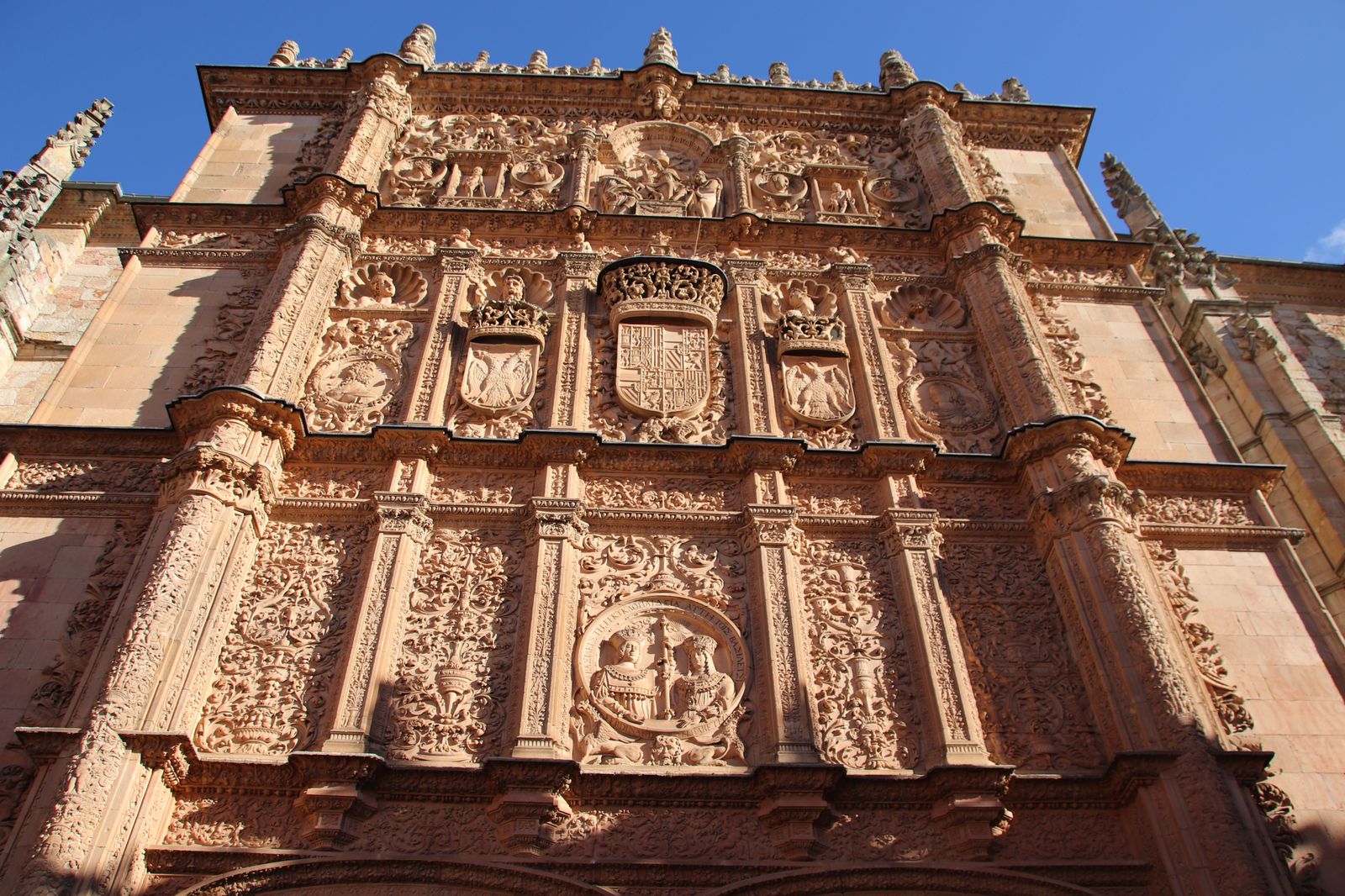 Fachada de la Universidad de Salamanca.