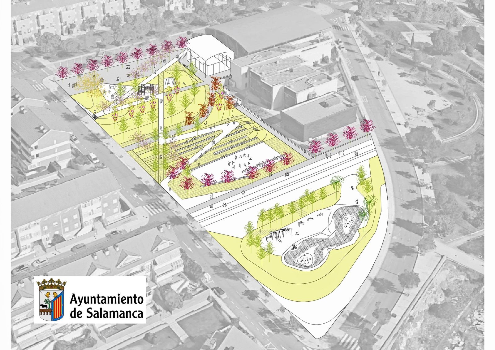 Proyecto plaza Vistahermosa. Foto Ayto. Salamanca