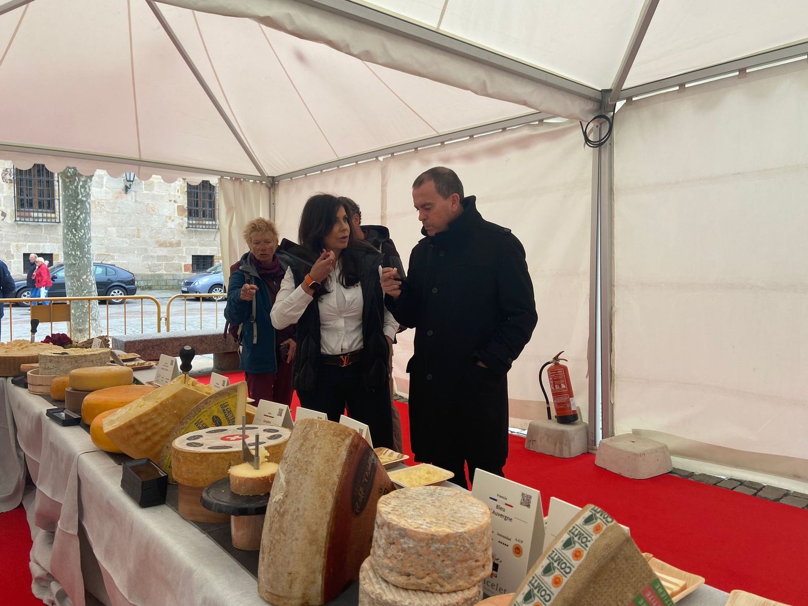 Inauguración del túnel del queso