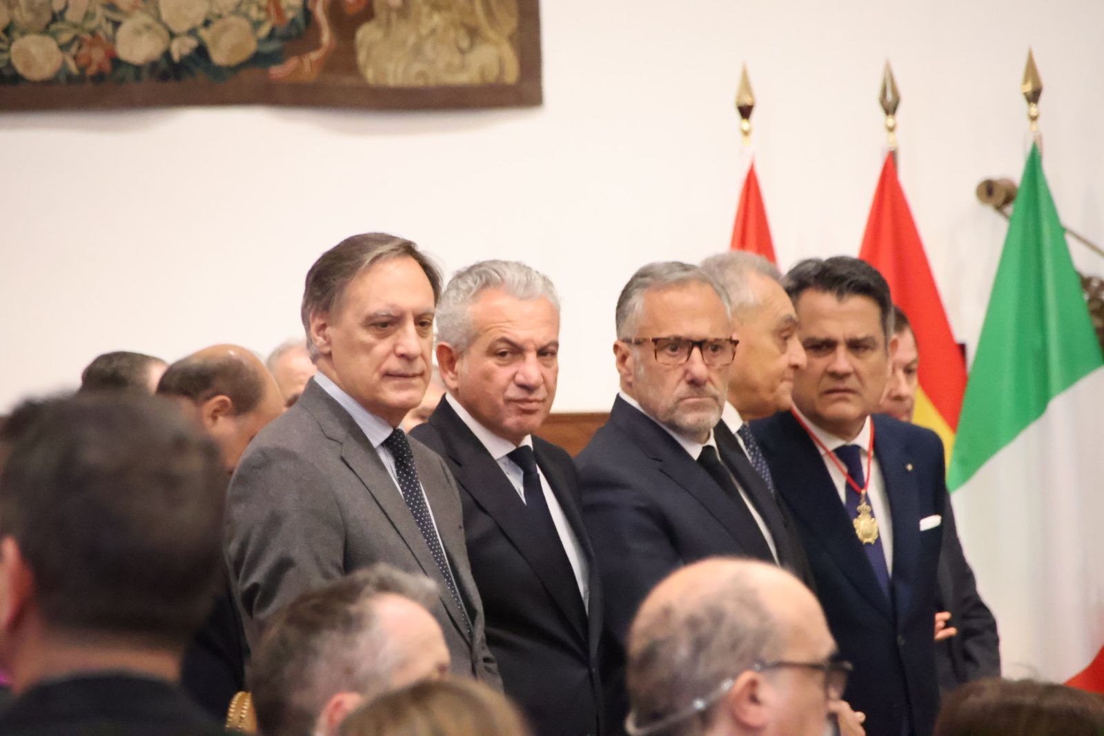 Llegada de S.M el Rey Felipe VI al paraninfo de la Universidad de Salamanca e Investidura de Sergio Mattarella como doctor ‘honoris causa’ de la USAL