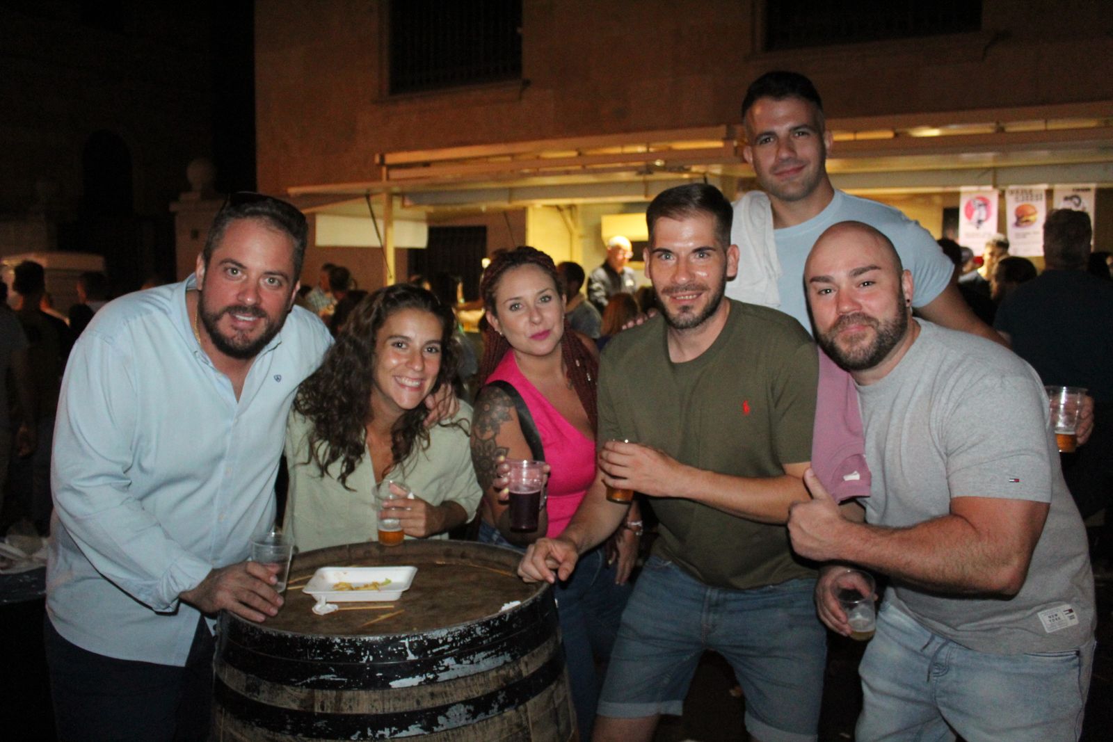 Ambiente en la Feria de Día en la tarde de este jueves