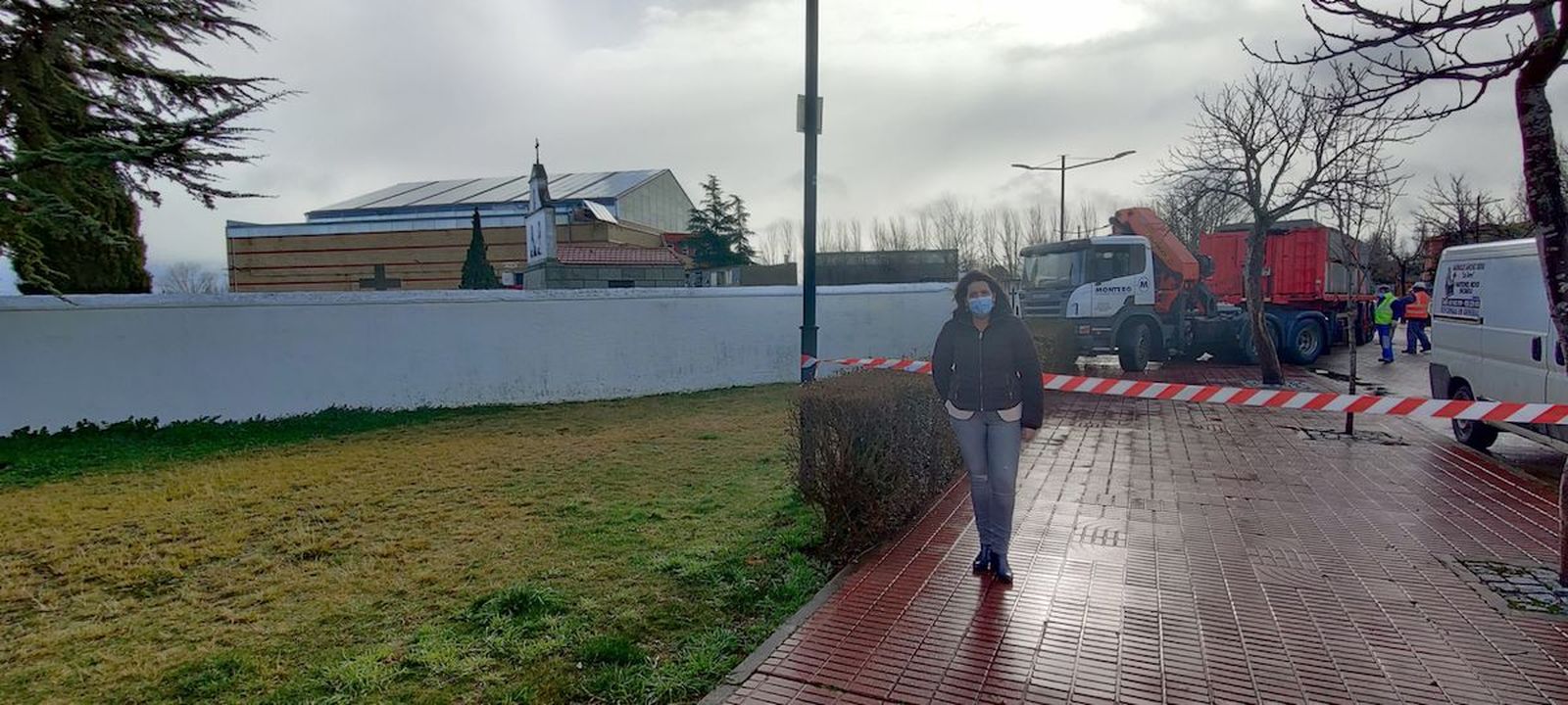 Nuevos nichos en el cementerio de Santa Marta