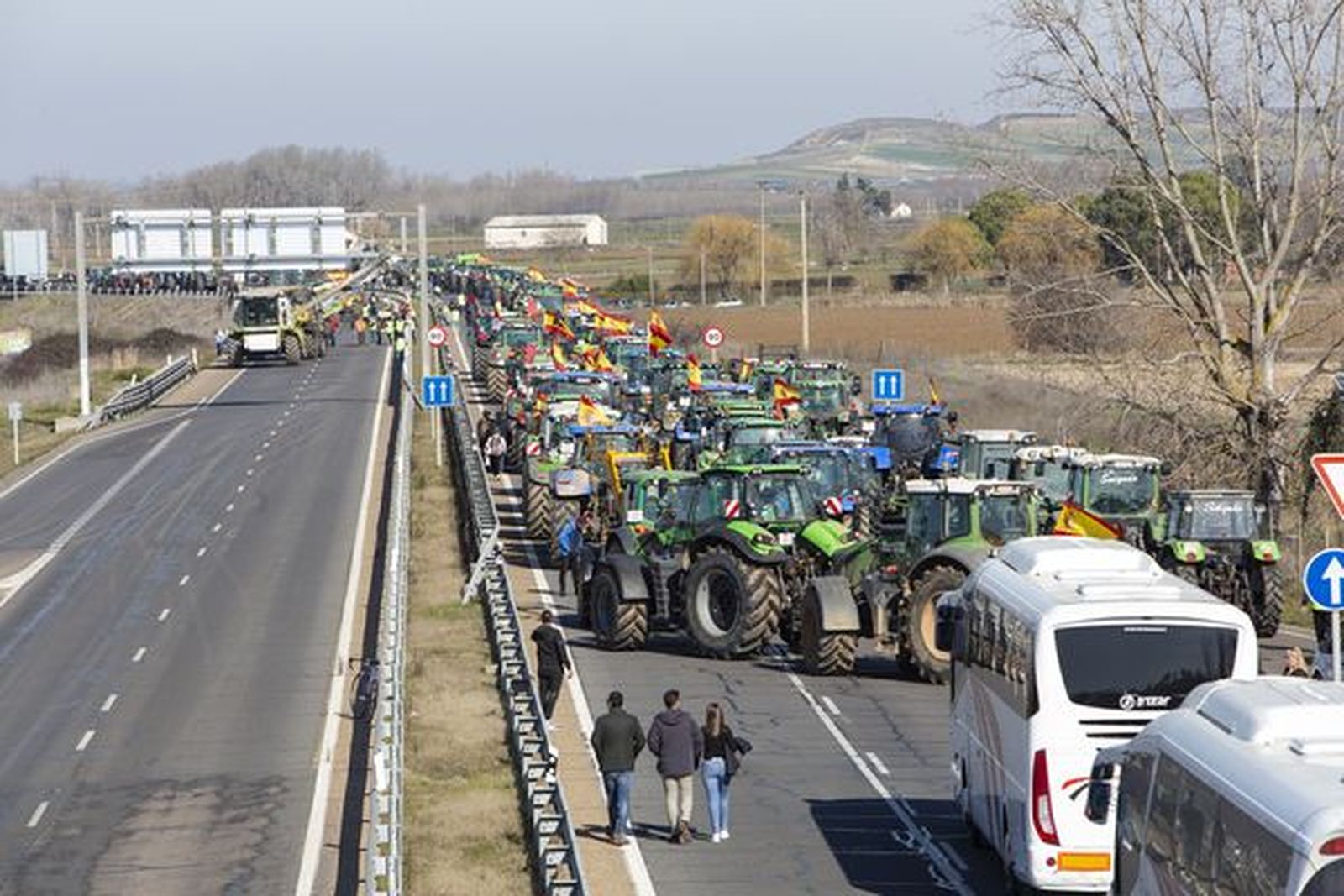 Movilizaciones de tractores en Zamora. José Luis Leal. ICAL 4