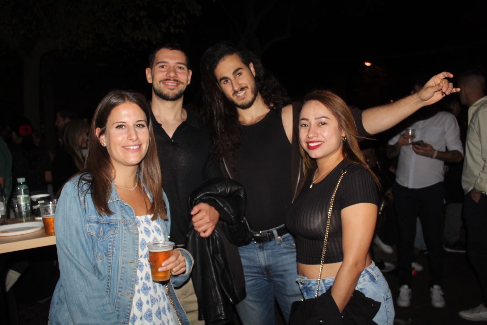 Ambiente en la Feria de Día en la tarde de este sábado