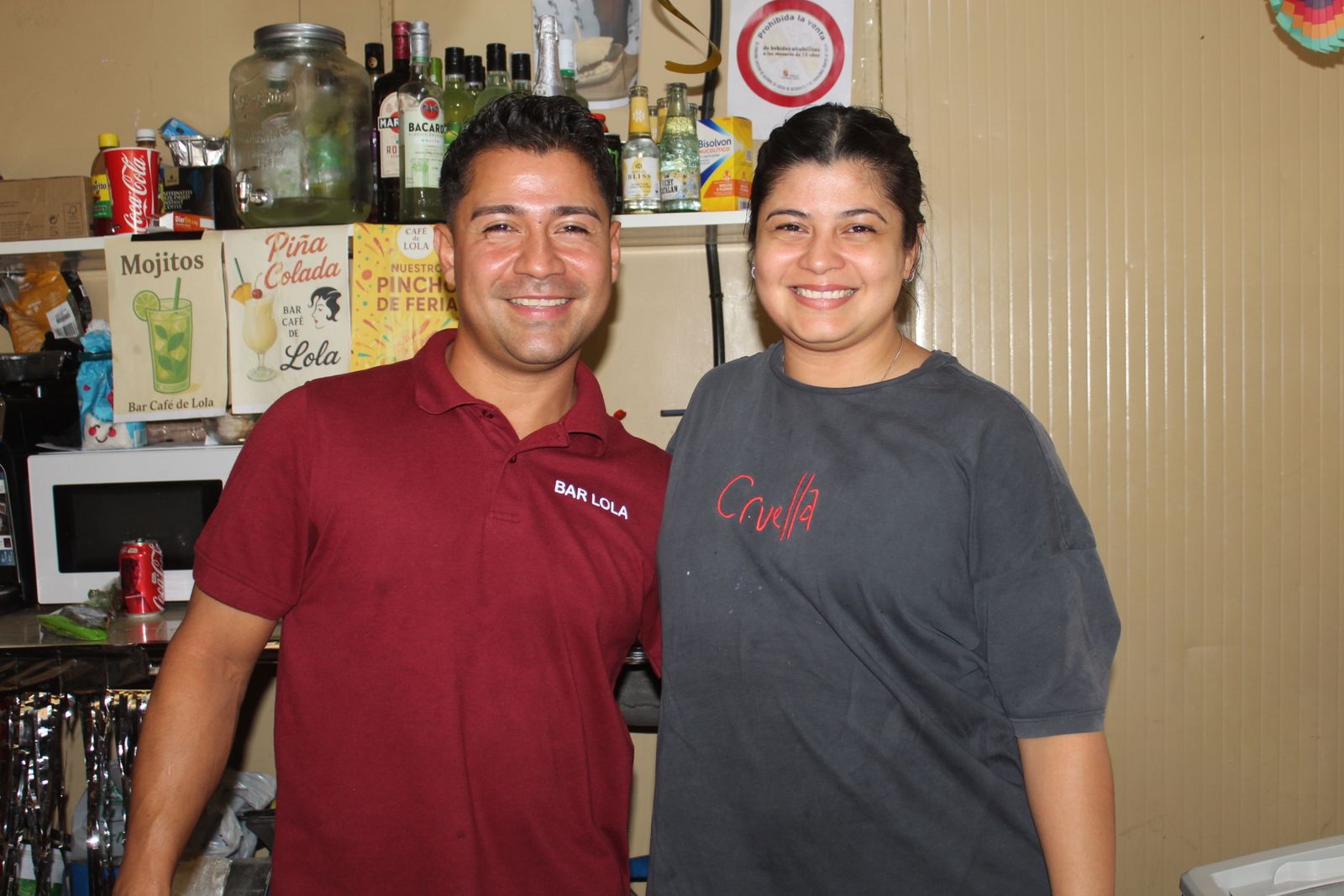 Ambiente en la Feria de Día en el mediodía de este lunes