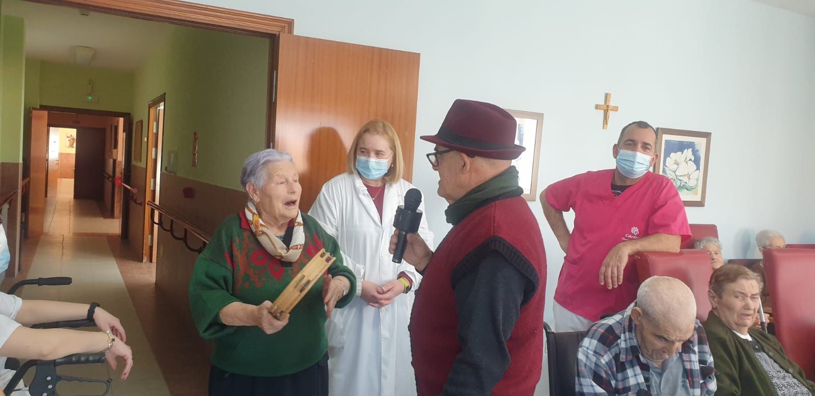 Santa Águeda en la residencia de Carbajales de Alba