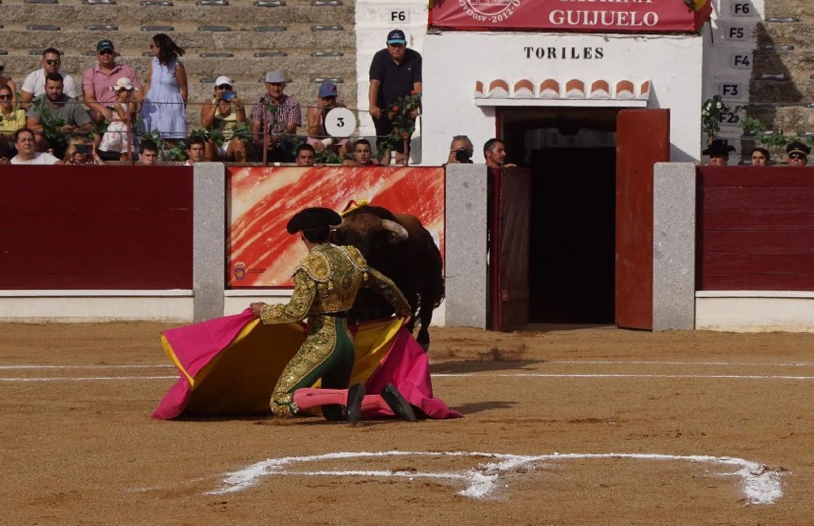 Manuel Martín en la novillada de Guijuelo de 2023