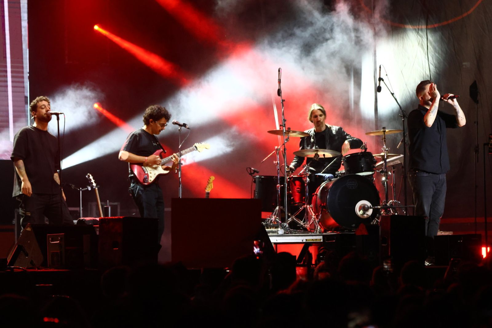 Concierto de Beret en la Plaza de la Concordia