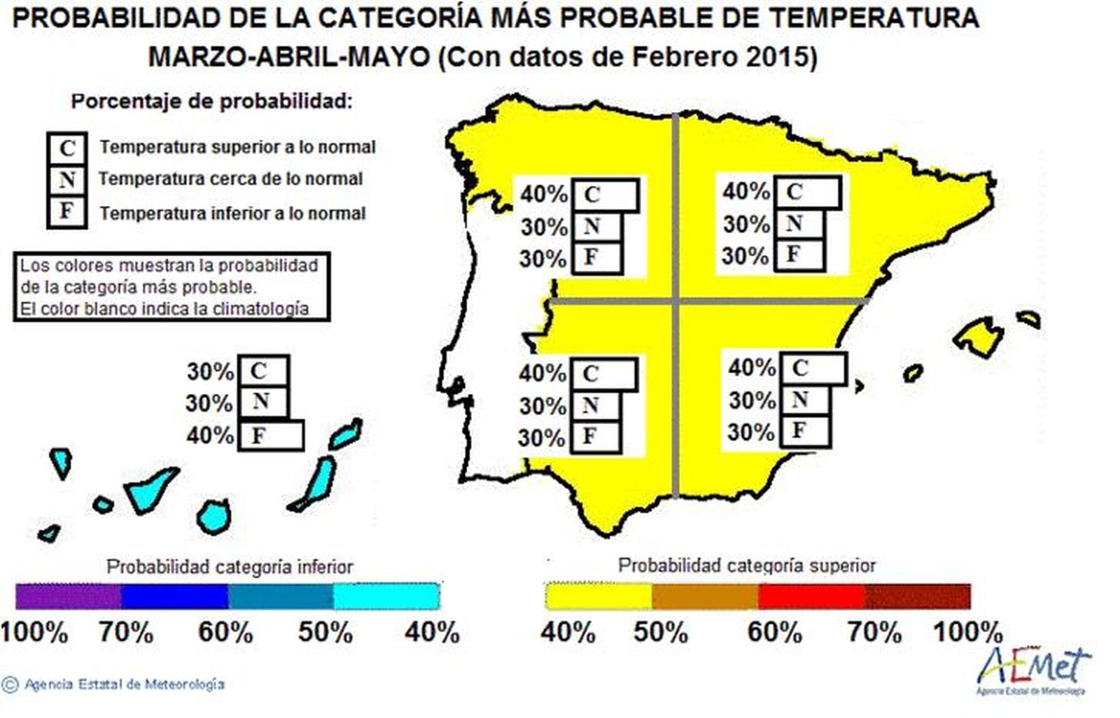 La primavera será más calurosa de lo normal
