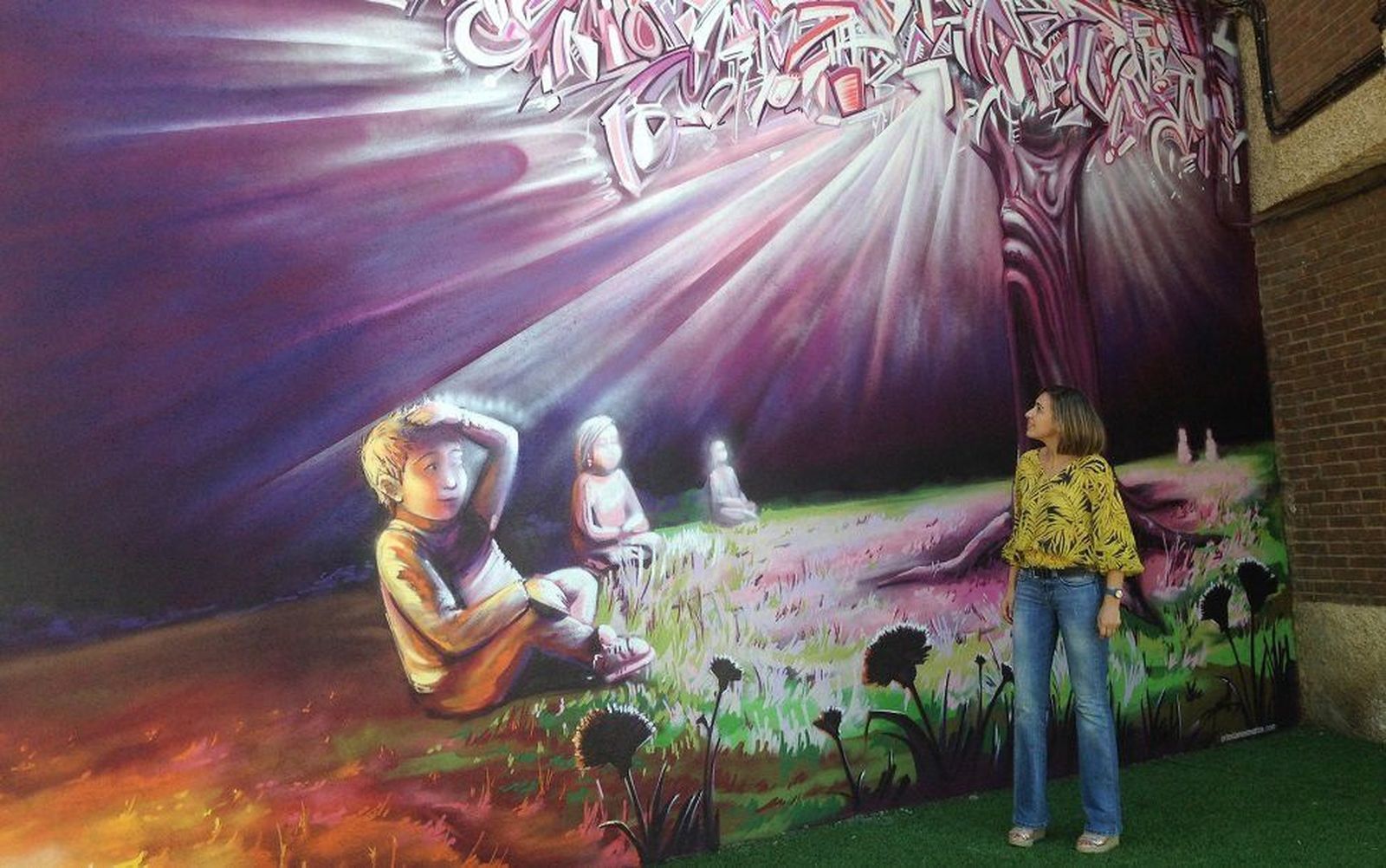 El mural de la calle Moreta inicia un ambicioso proyecto de pintura de gran formato en Santa Marta