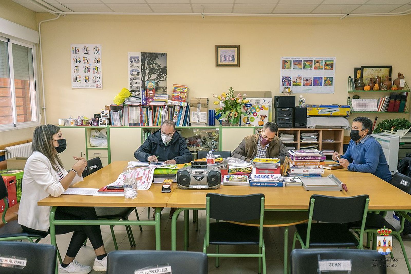 El Ayuntamiento de Benavente se reúne con las juntas directivas de los centros escolares