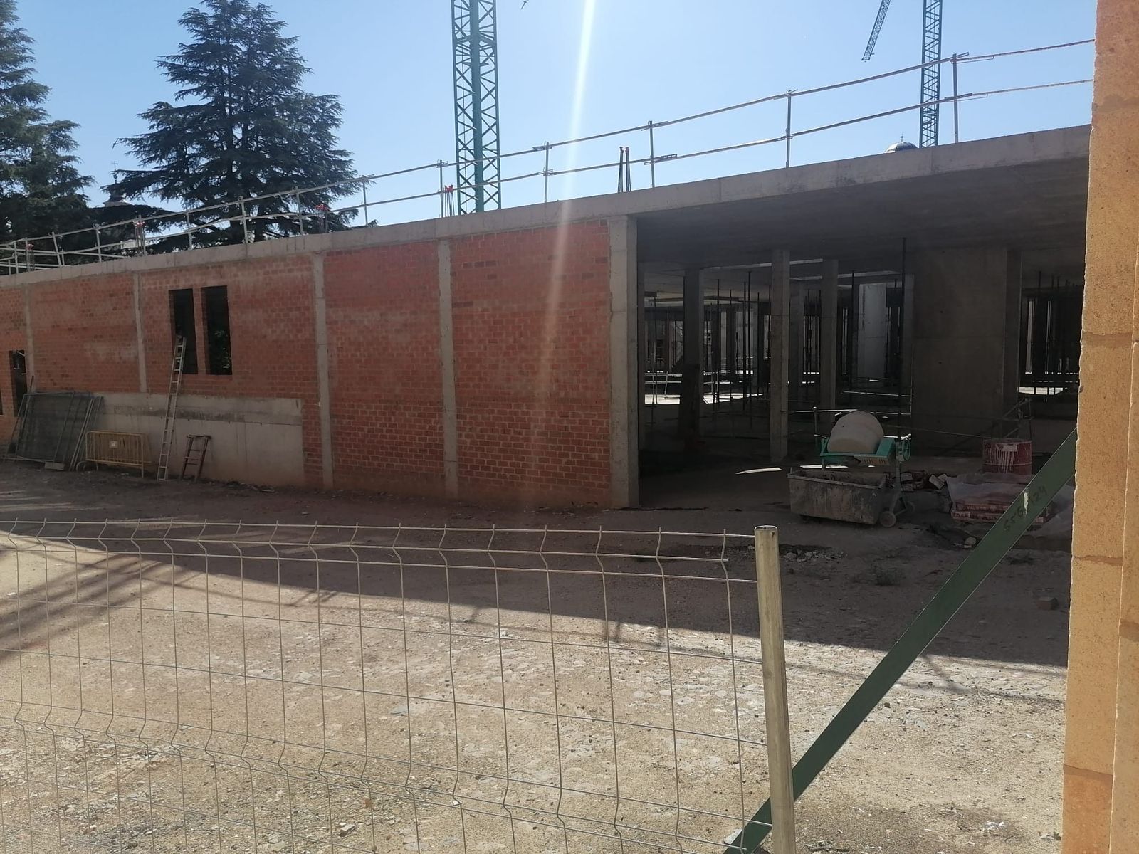 Obras paralizadas en el Conservatorio de Música de Zamora. Archivo