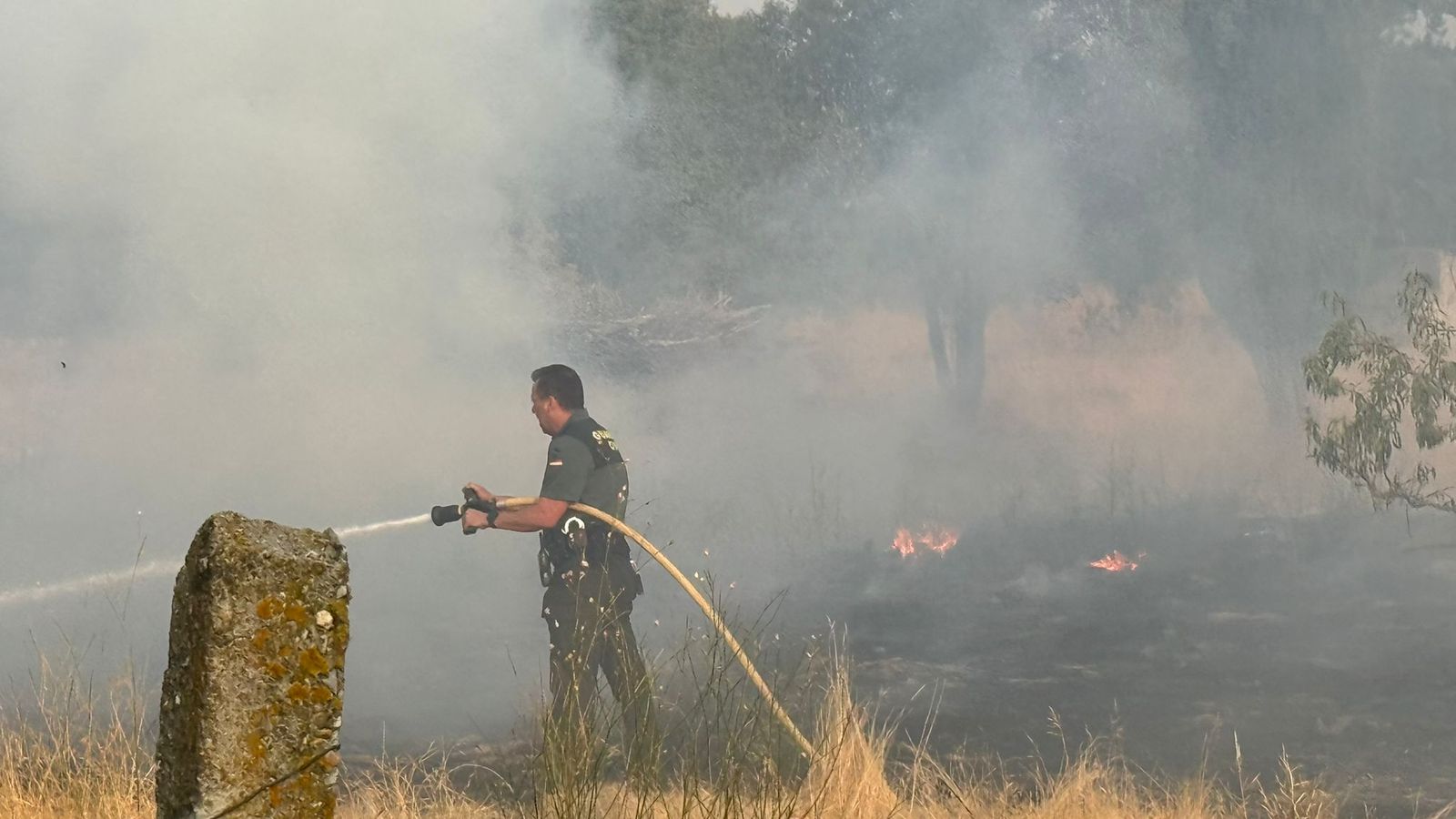 Incendio en Cabrerizos